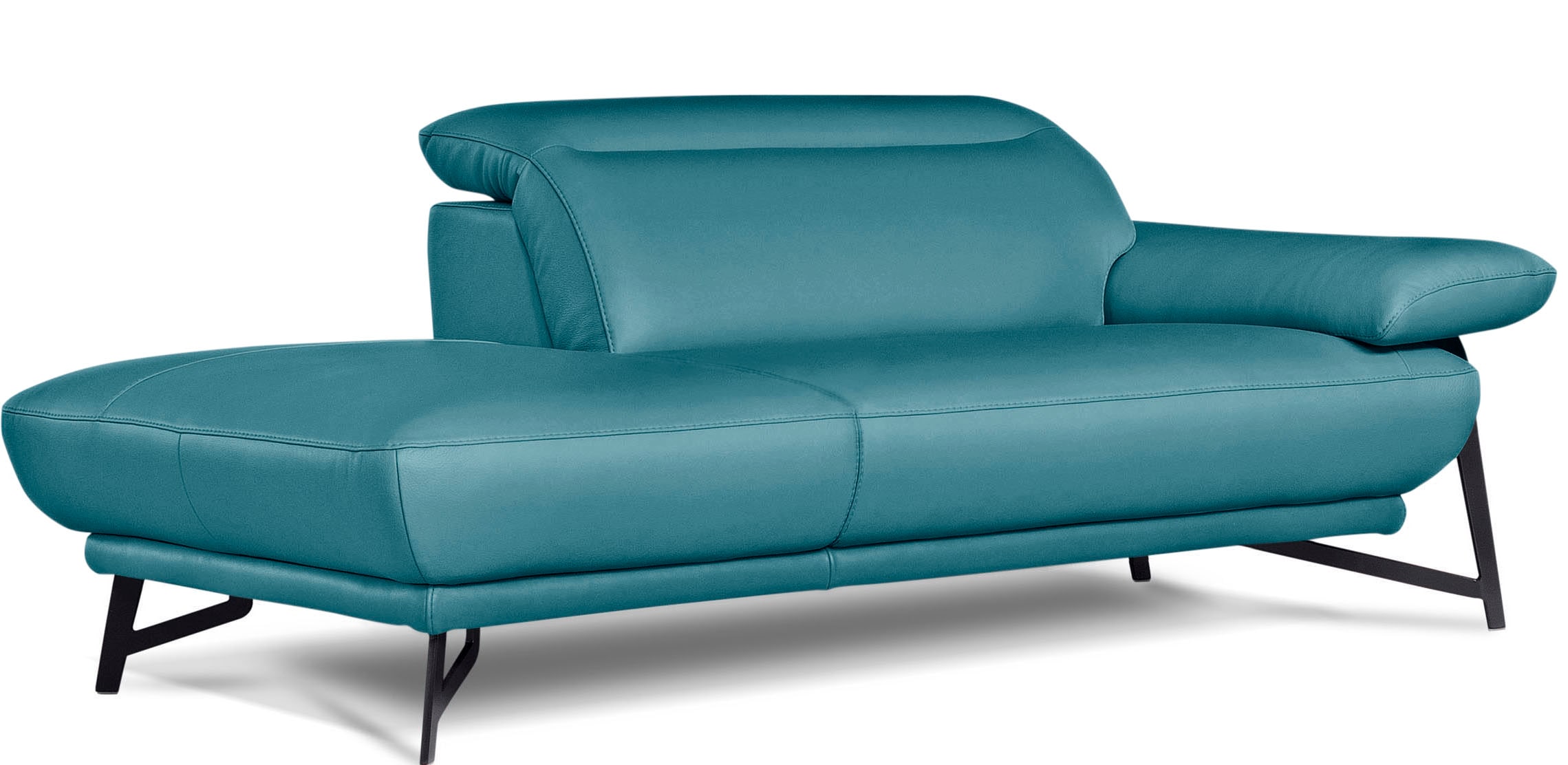 Egoitaliano Polstergarnitur »Anais, Design mit hohem Sitzkomfort für mehr Bequemlichkeit«, Set: bestehend aus Sofa und Ottomane, inkl. Kopfteilverstellung