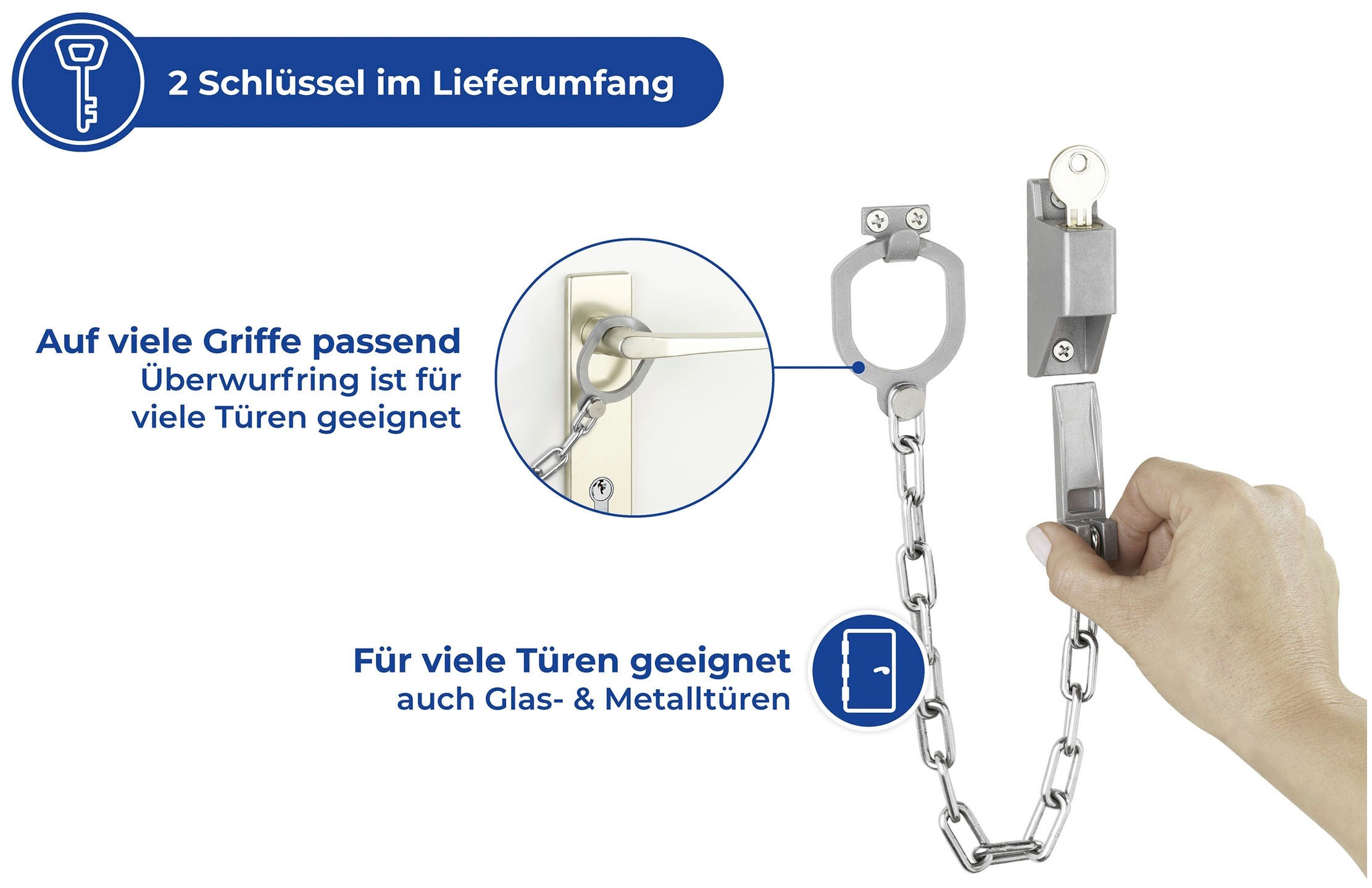 Maximex Türkette abschließbar