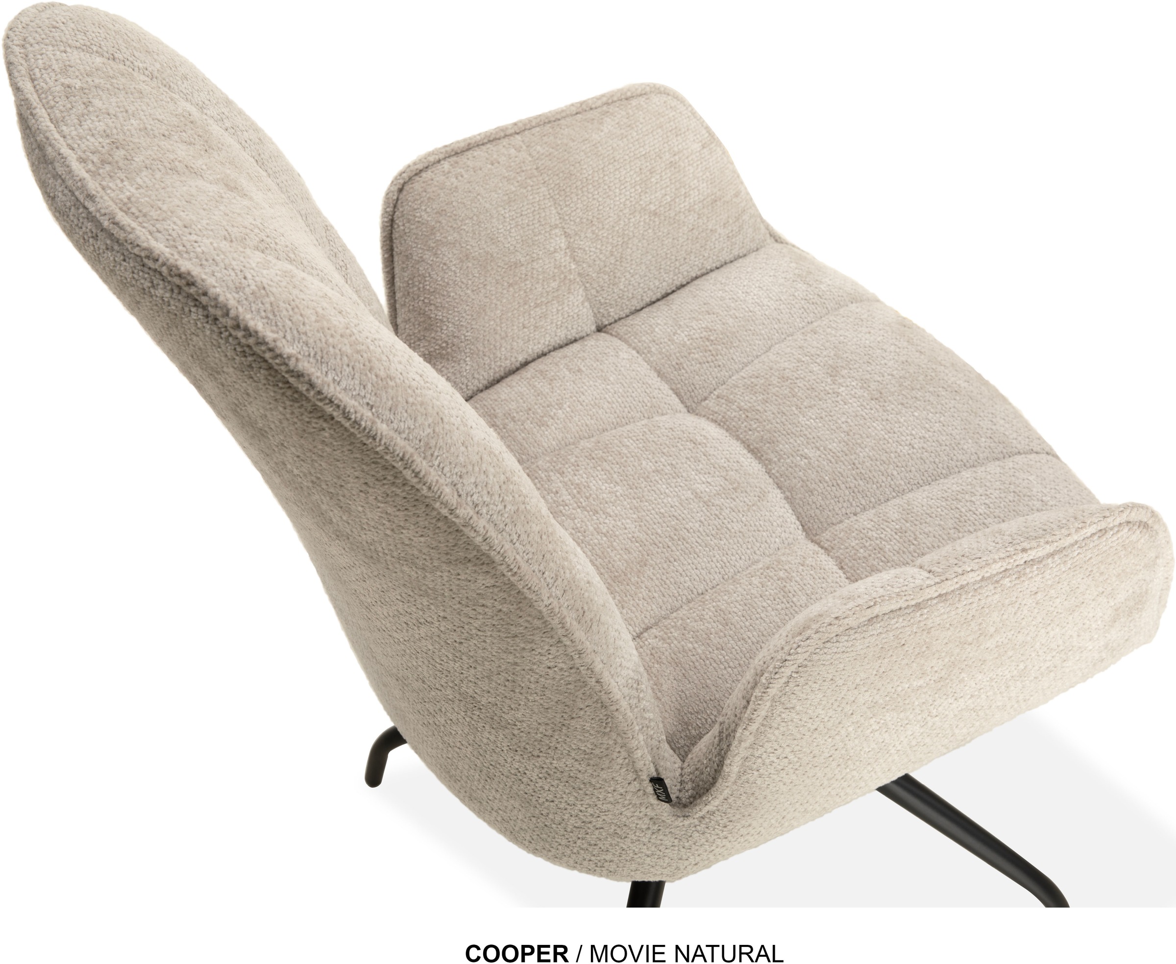 OMG Design Esszimmerstuhl »Cooper« (Set) 2 Stk.Drehstuhl mit auto-return, Armlehnenstuhl