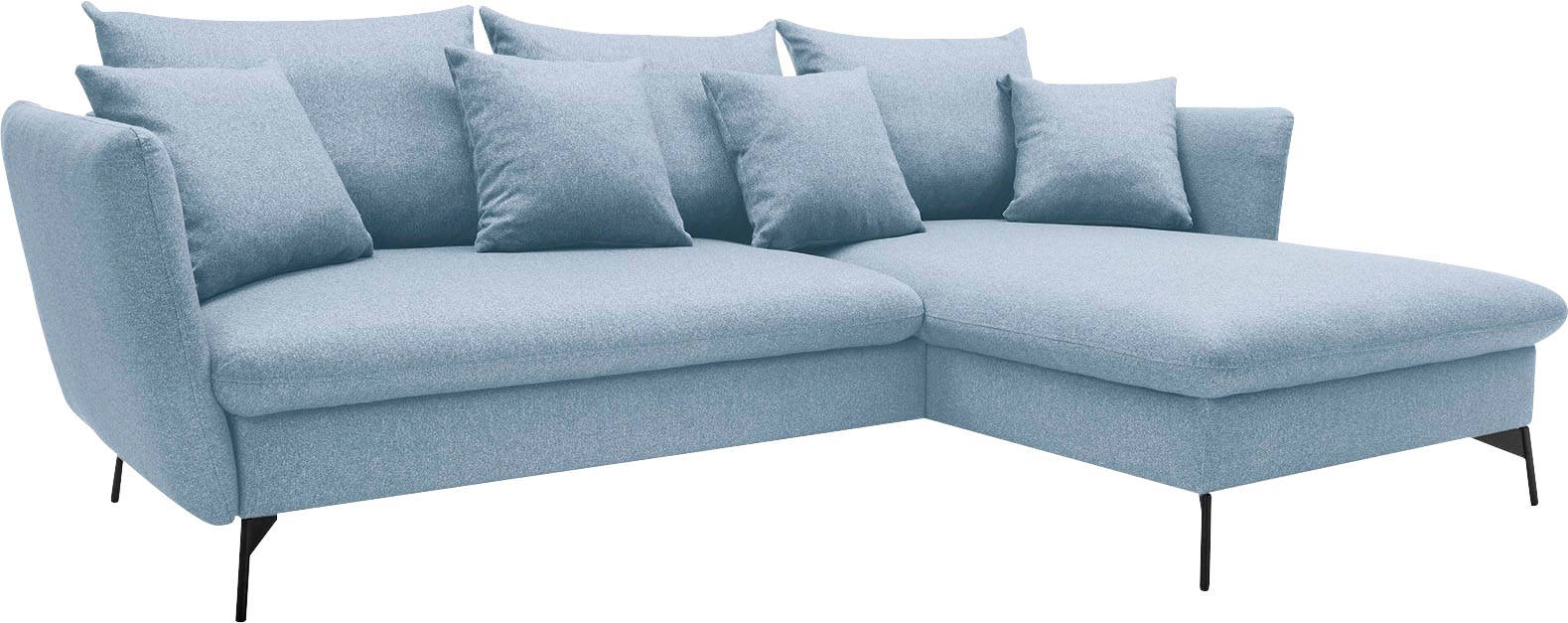 andas Ecksofa »LIVORNO,258 cm, L-Form,«, Schlaffunktion u. Bettkasten (139/ günstig online kaufen