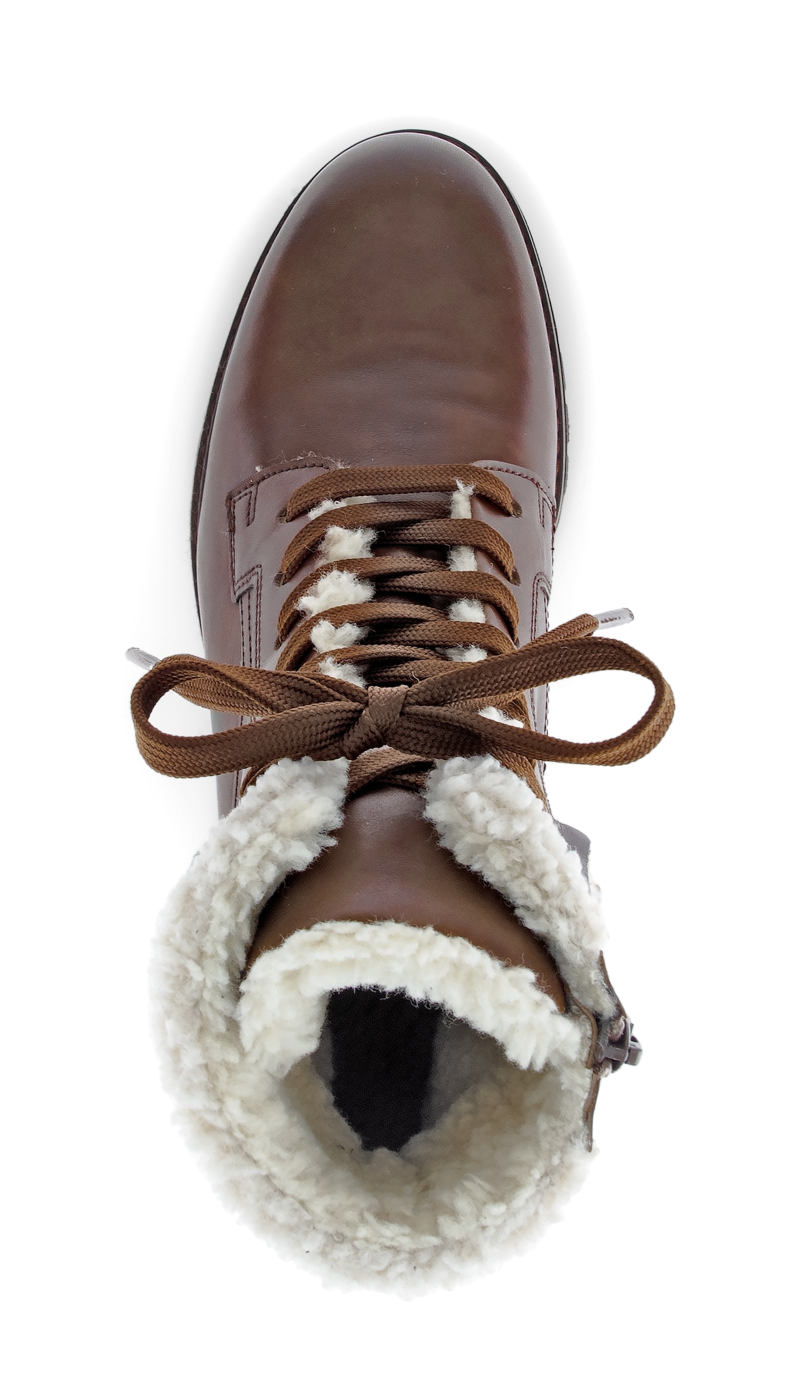 Gabor Winterstiefelette »GENUA«, Blockabsatz, Winterboots mit Teddyplüsch-Kragen