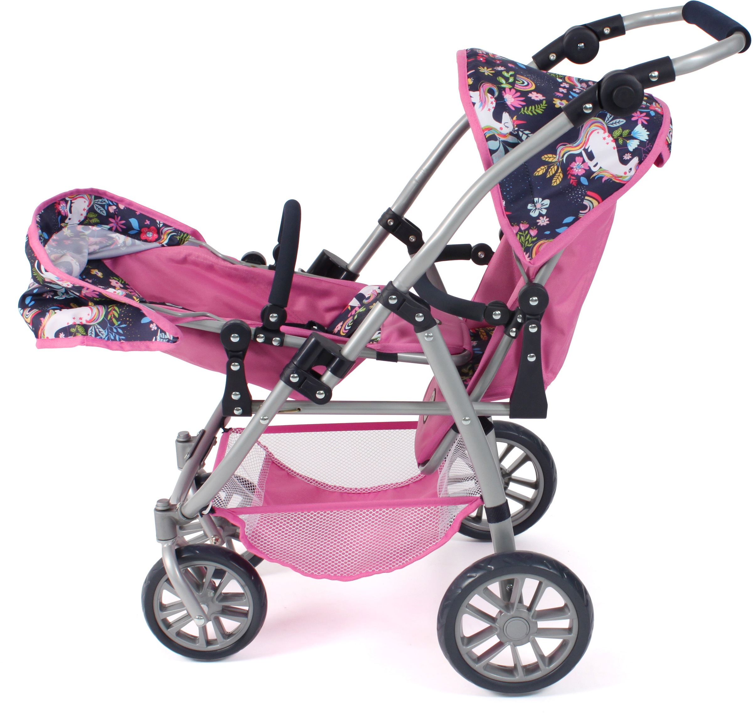 CHIC2000 Puppen-Zwillingsbuggy »Vario, Einhorn«
