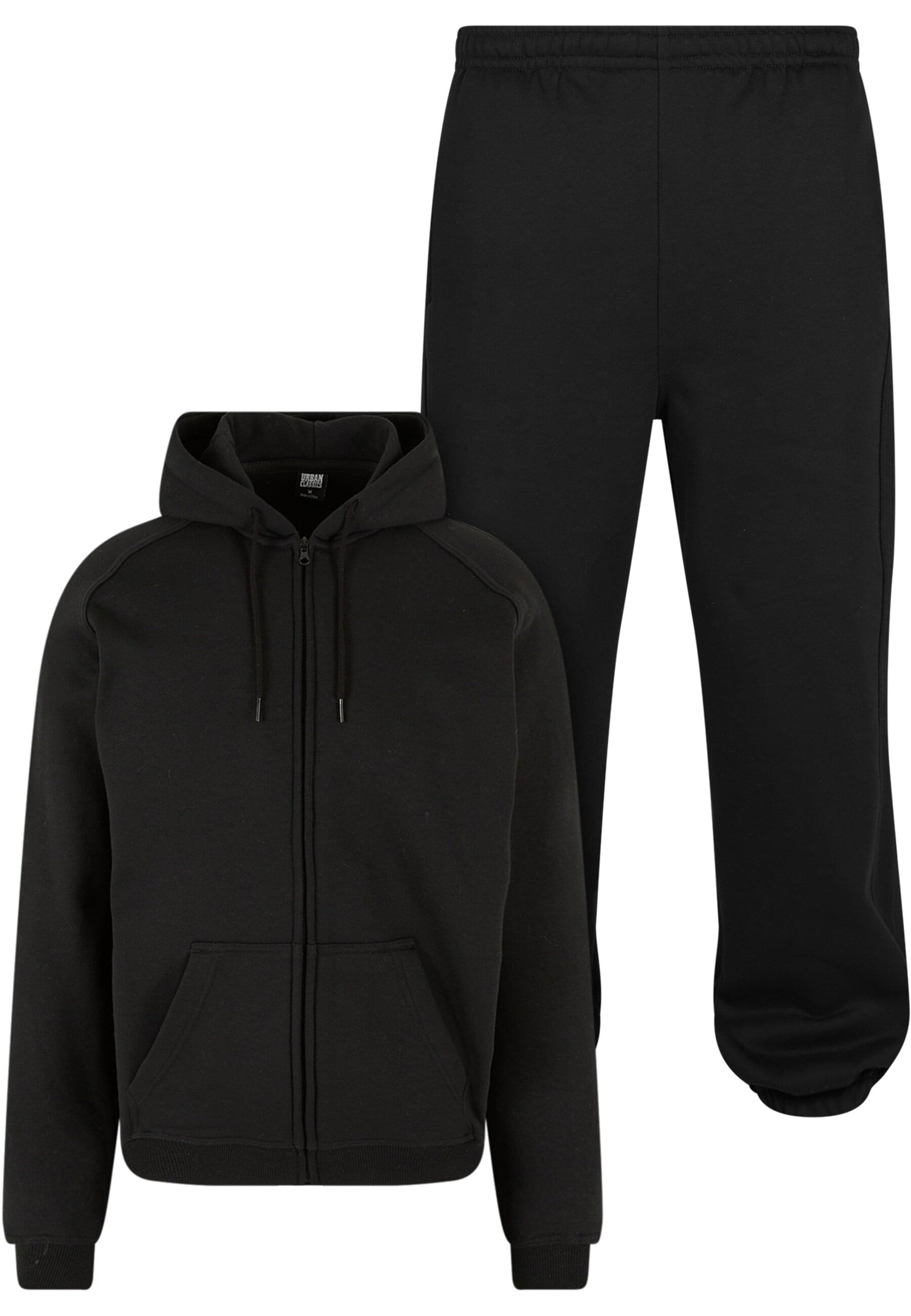 URBAN CLASSICS Trainingsanzug »Herren Blank Suit« 2 Stk. tlg. black XXL Komfortable Trainingsanzüge für Sport und Freizeit