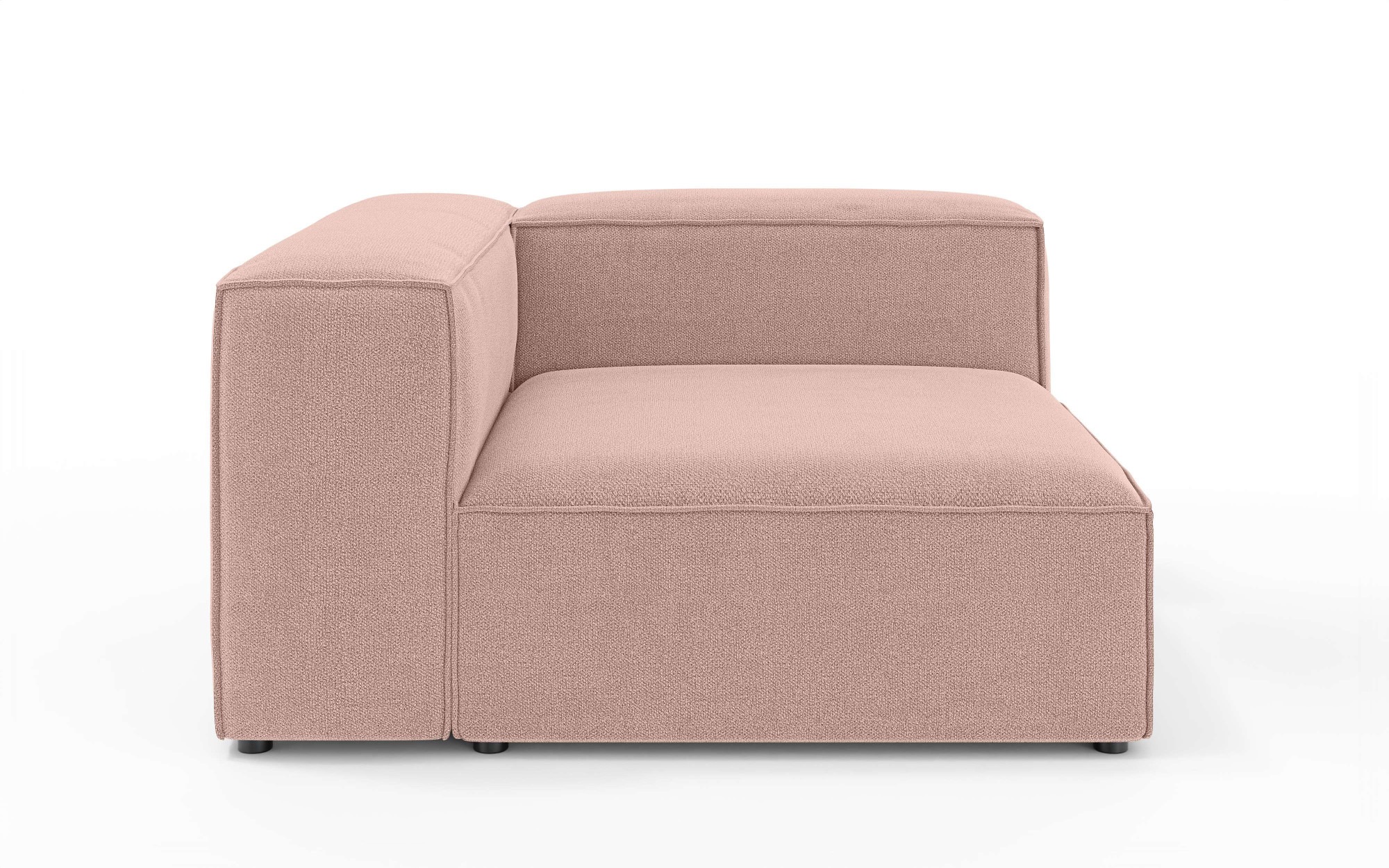 INOSIGN Ottomane »HAILY links/rechts bestellbar, Loungemöbel, Maße B/T/H: 130/130/72 cm«, als Modul oder separat verwendbar, für individuelle Zusammenstellung