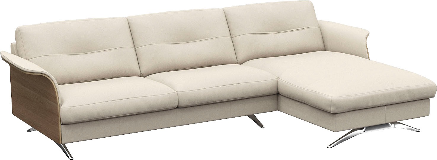 FLEXLUX Ecksofa »Glow bequem und komfortabel durch hochwertigen Sitzaufbau, günstig online kaufen