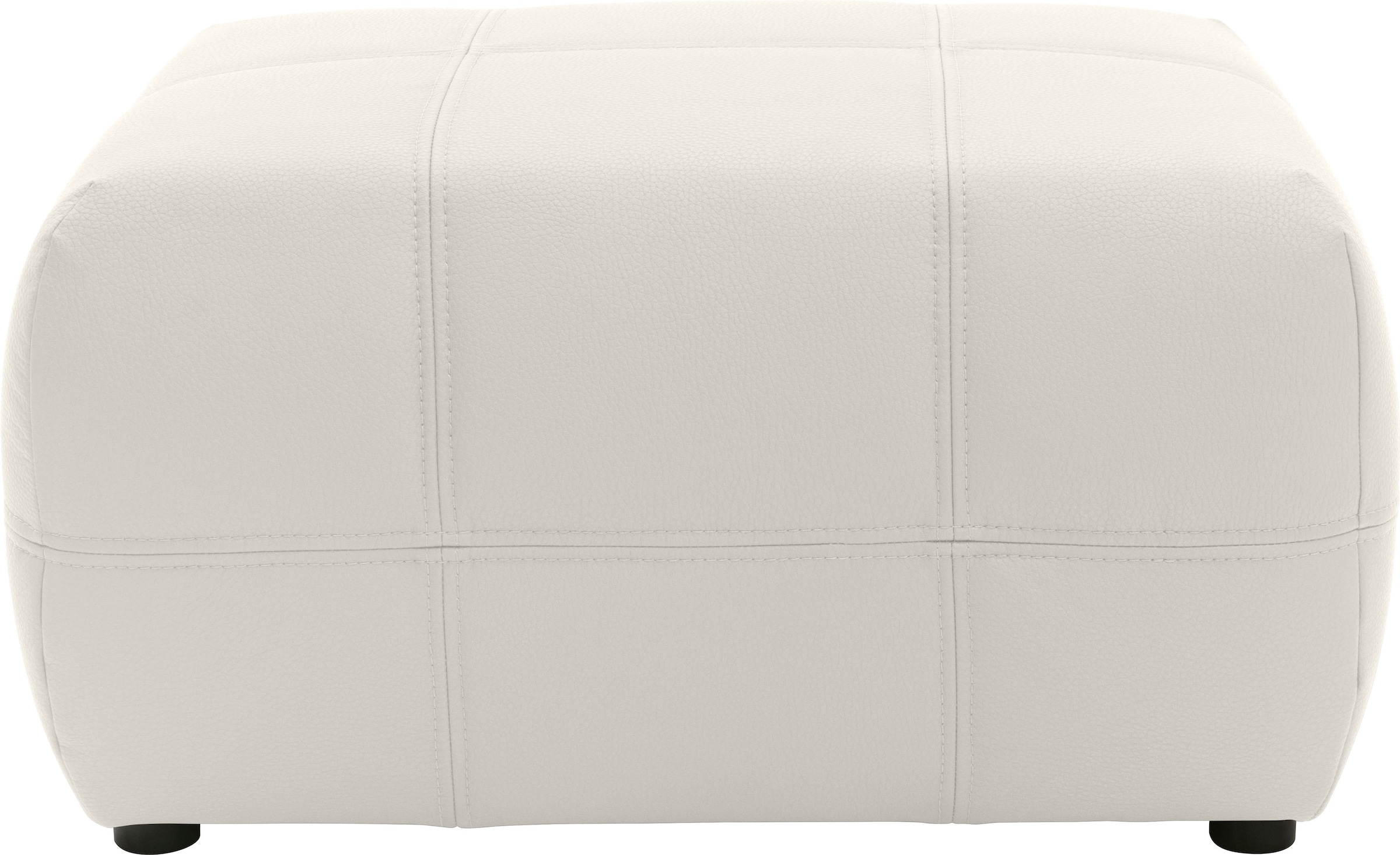 DOMO collection Hocker »Brandon«, kleine Ausführung, passend zu "Brandon" in Leder und Luxus-Kunstleder