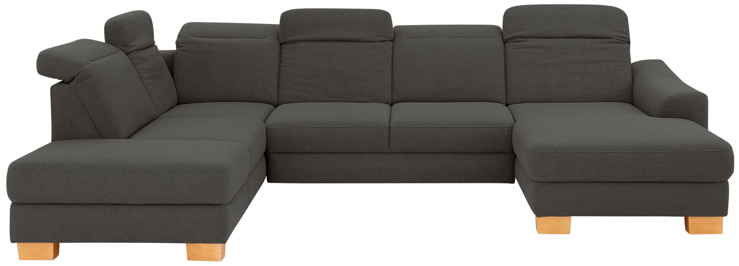 Home affaire Wohnlandschaft »Dundee U-Form« wahlweise mit Kopfteilverstellu günstig online kaufen