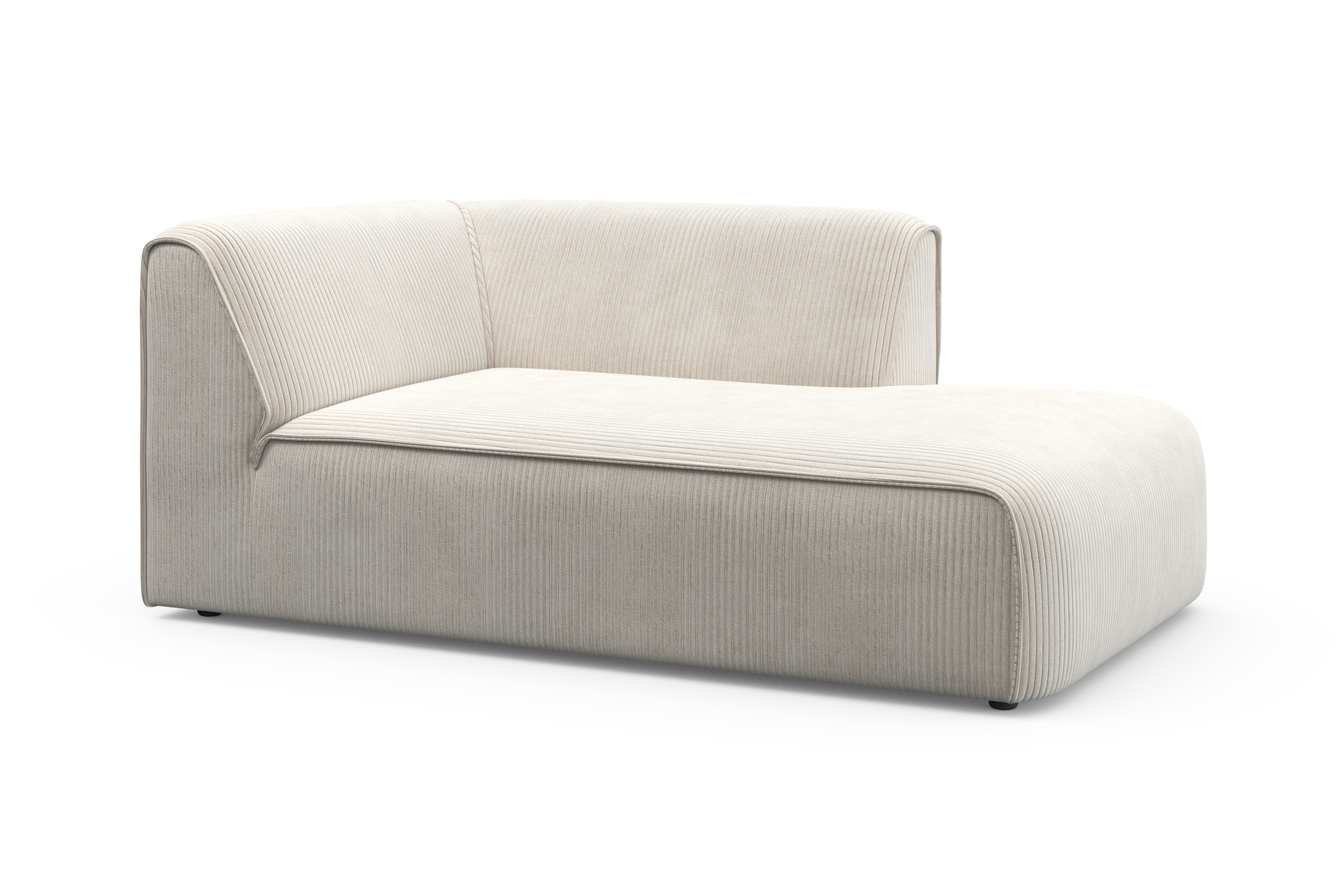 RAUM.ID Ottomane »Merid Chaiselongue, Maße B/T/H: 100/162/70 cm«, als Modul oder separat verwendbar, für individuelle Zusammenstellung