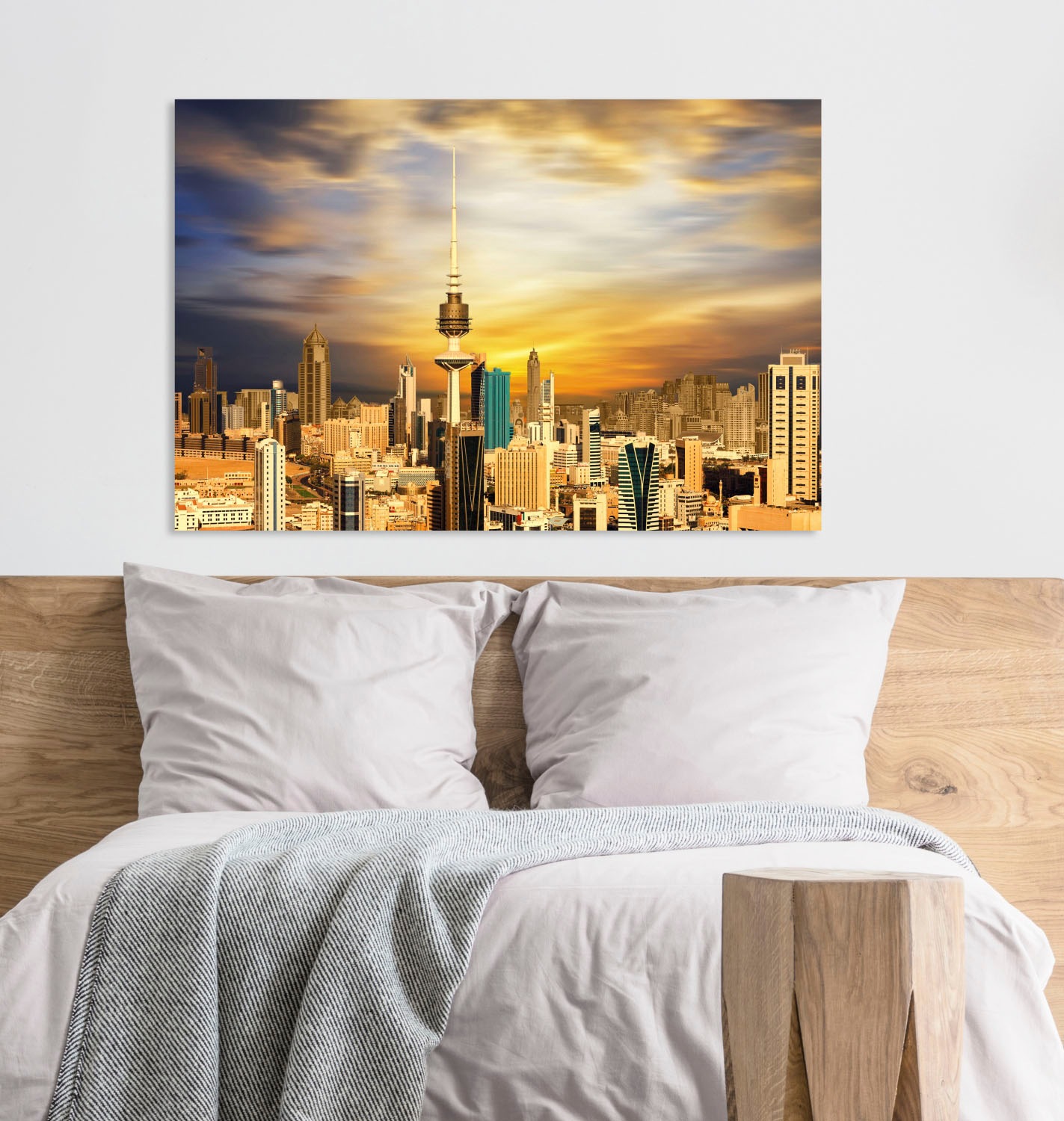 queence Acrylglasbild »Skyline«, Skyline-Gebäude-Städte, Fine Art-Print in günstig online kaufen