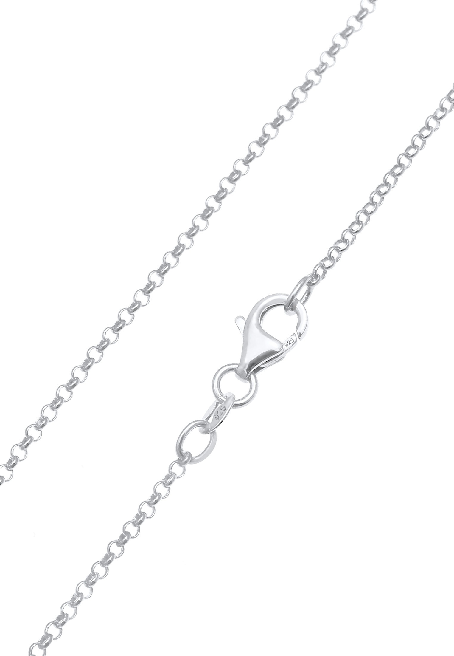 Kuzzoi Kette mit Anhänger »Herren Erbskette Dreieck Triangle 925 Silber«