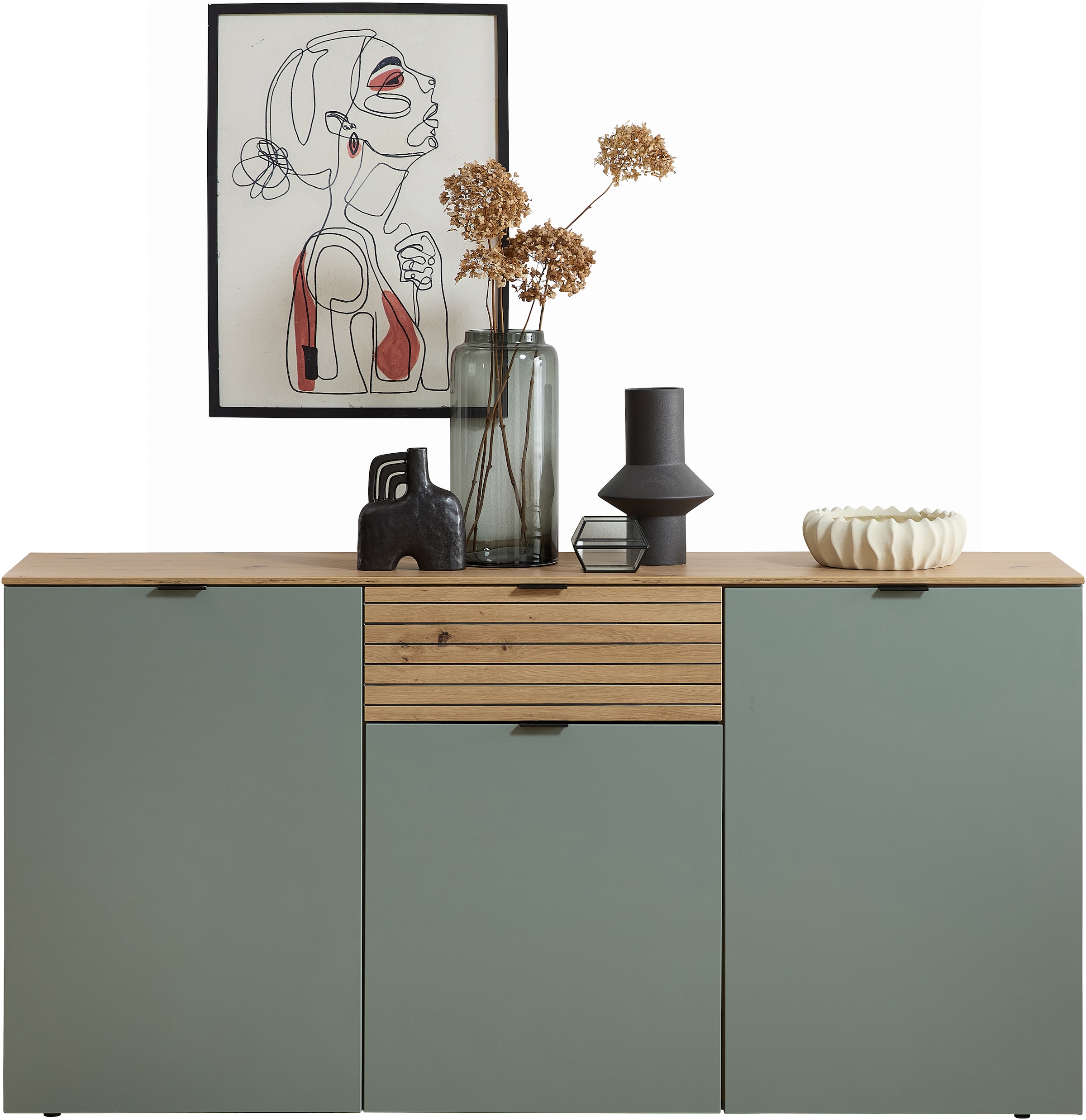 Innostyle Sideboard »INA Sideboard, 180 x 90 x 45 cm (B/H/T)«, (1 St.), 3 t günstig online kaufen
