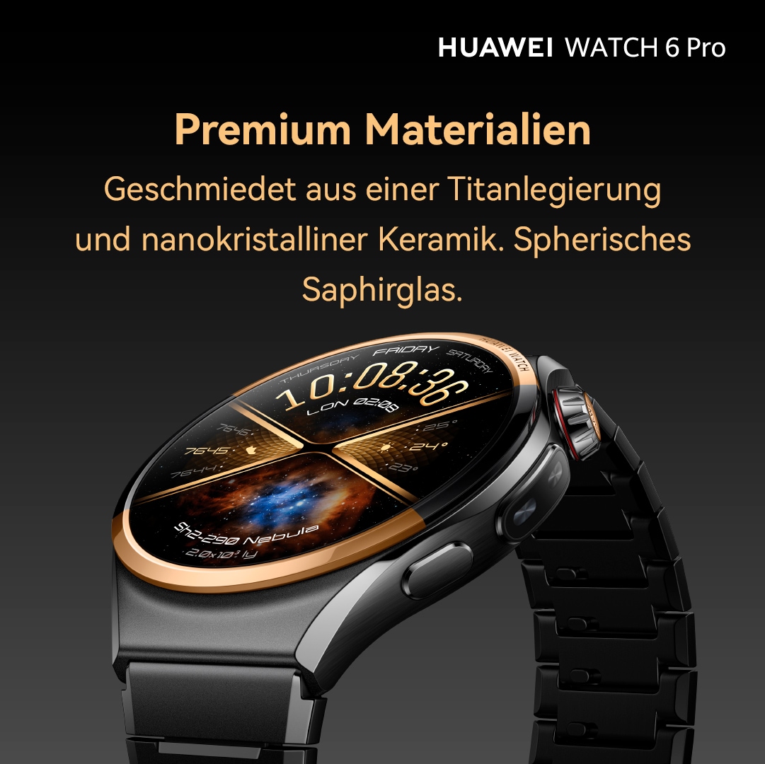 Huawei Smartwatch »Watch 6 Pro 43mm«(/ 1,38 ″) Harmony OS