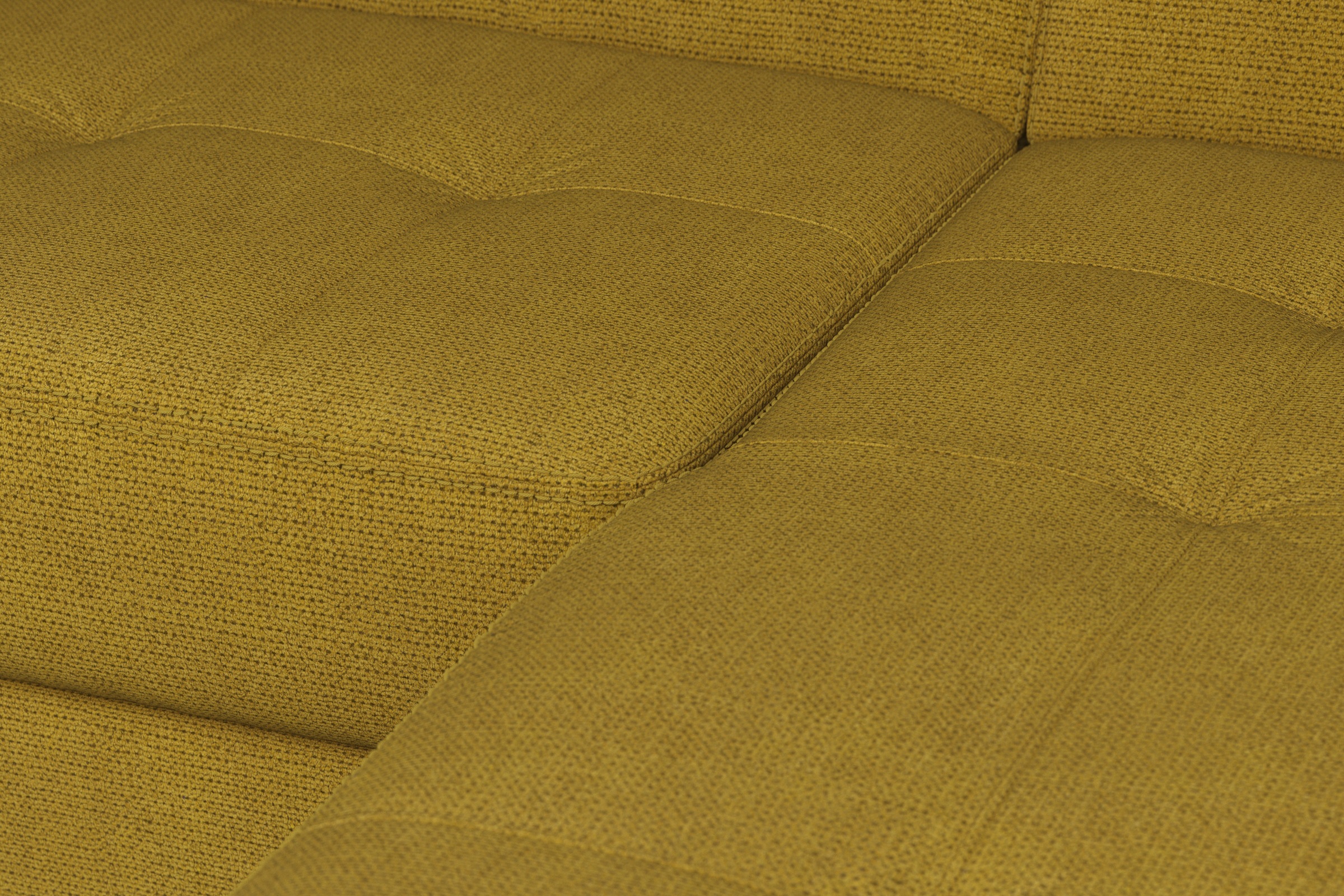 DOMO collection Ecksofa »Capelo, komfortabel, klare Linien zeichnen dieses Design aus, L-Form«, mit Armteilverstellung, wahlweise mit Bettfunktion, Federkern