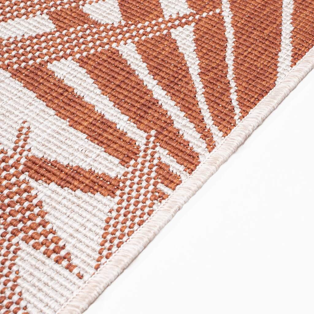 Carpet City Outdoorteppich »DUO RUG 5771«, rechteckig, 5 mm Höhe, Wendeteppich Wetterfest In- & Outdoor, Balkon, Terrasse, Wohnzimmer