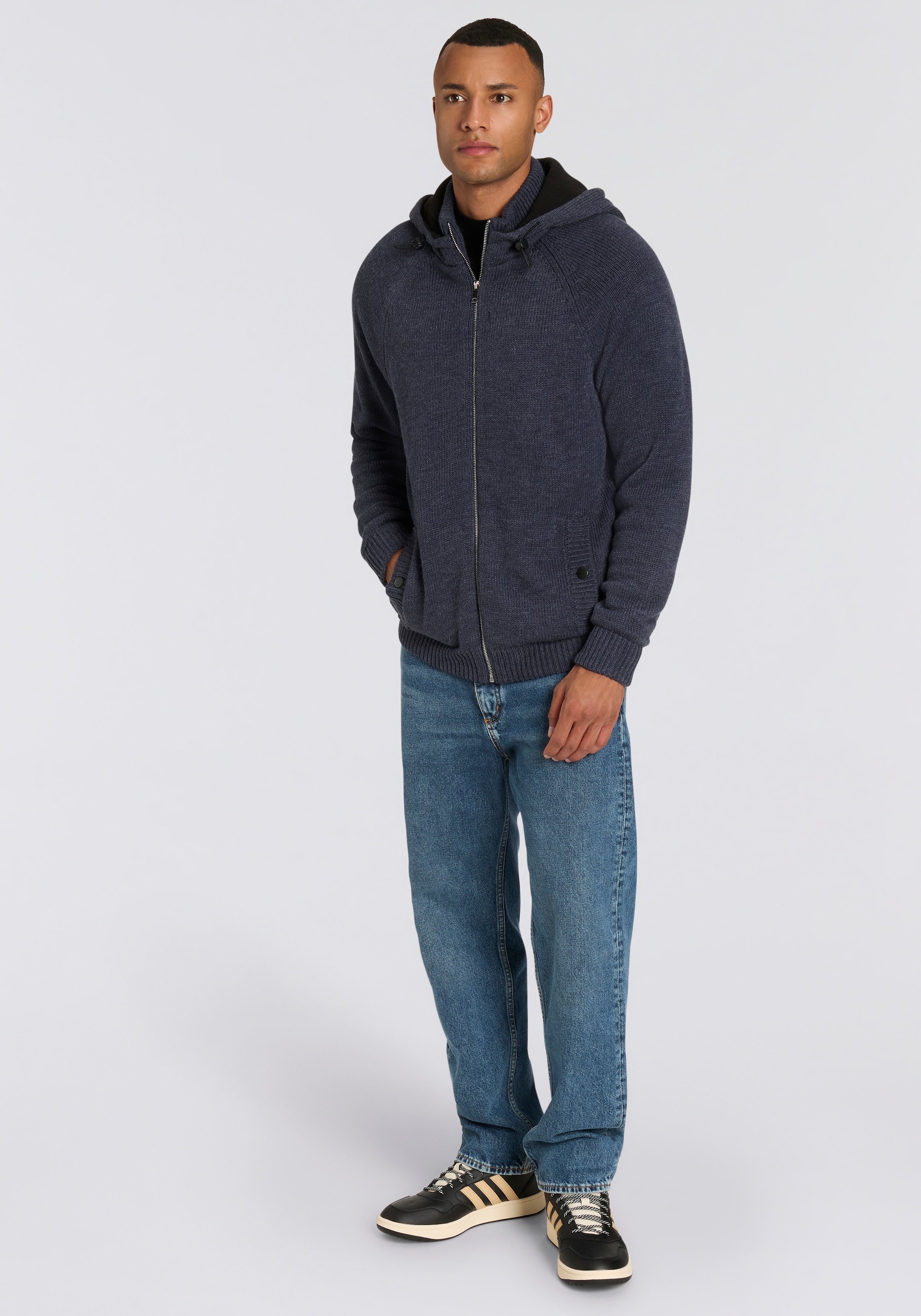 Bruno Banani Kapuzenstrickjacke