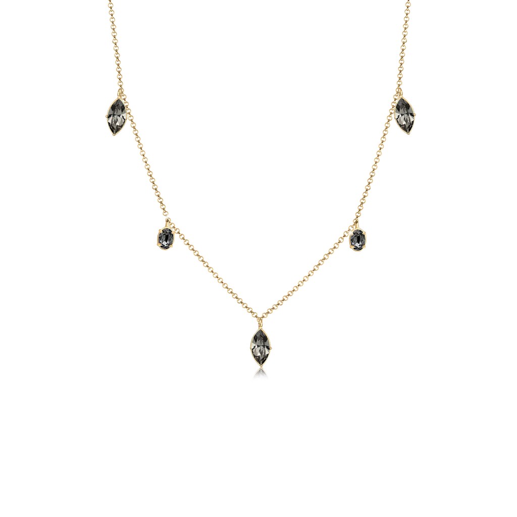 Elli Collierkettchen »Vintage Kristalle 925 Sterling Silber«