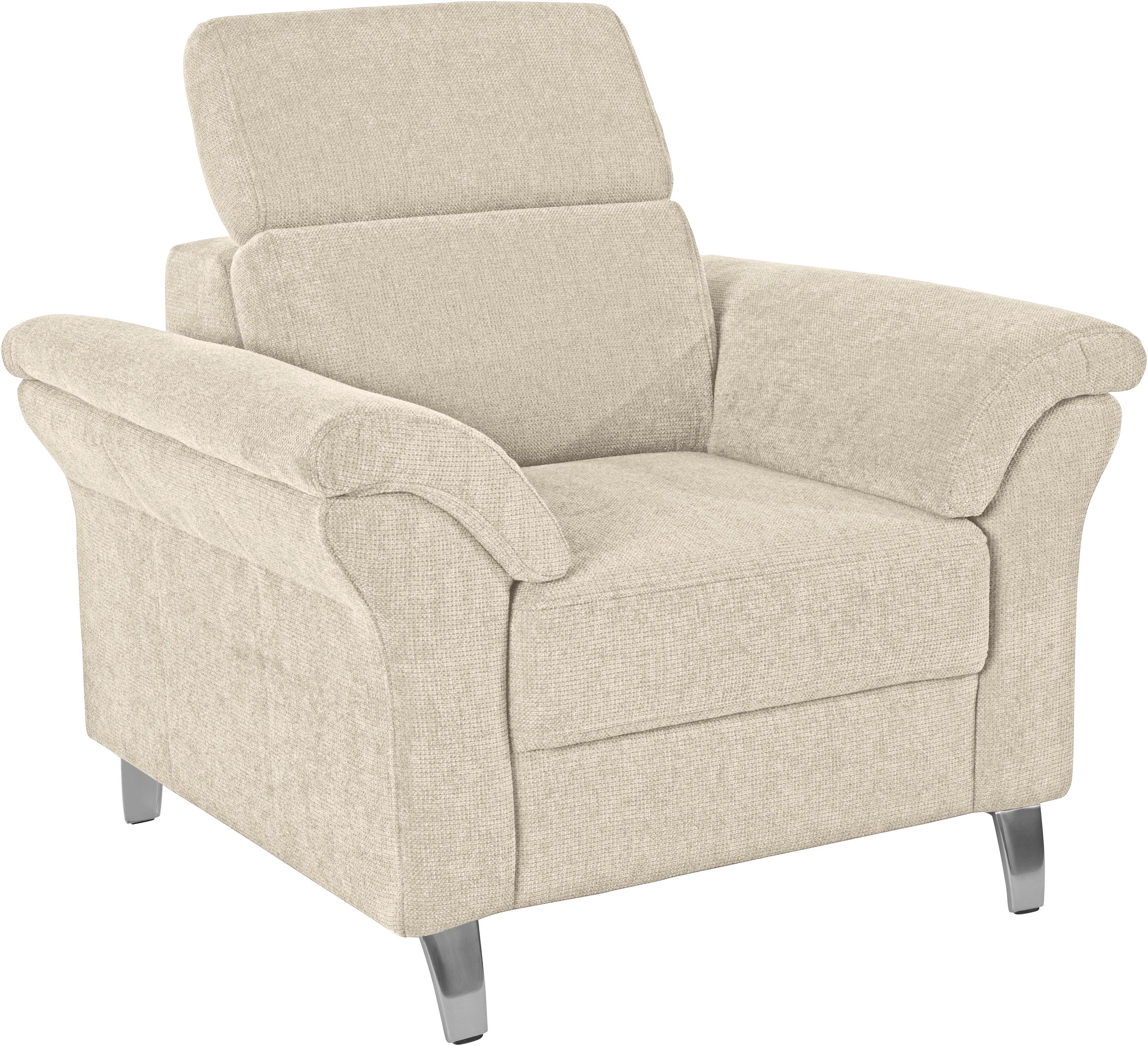 sit&more Sessel »Arngast«, inklusive Federkern und Kopfteilverstellung