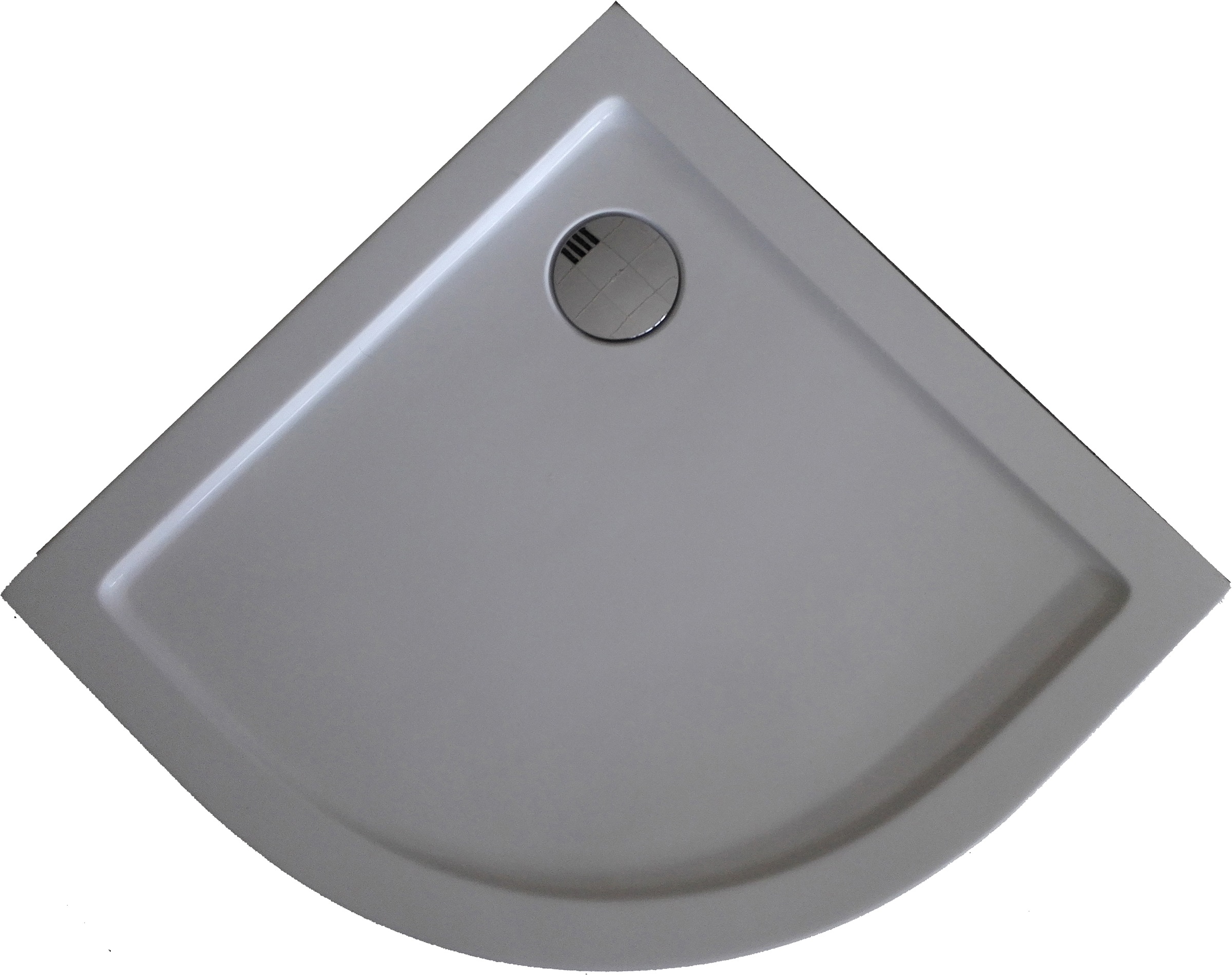 Sanotechnik Rundduschwanne »Zeus« LxBxH: 80x80x5,5cm