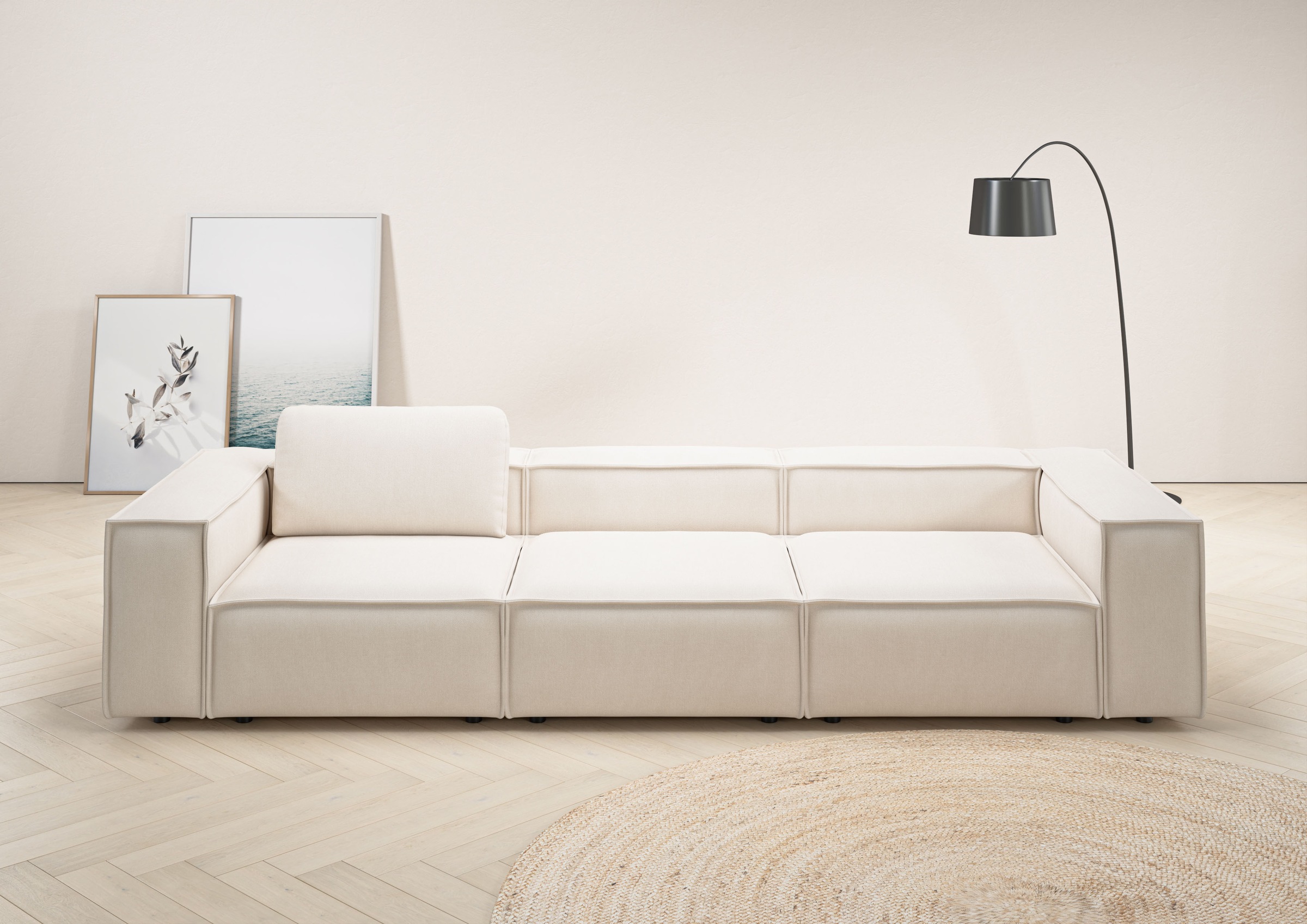 Home affaire 3,5-Sitzer »Watertown, modernes Big-Sofa XXL, 336 cm Breite, a günstig online kaufen