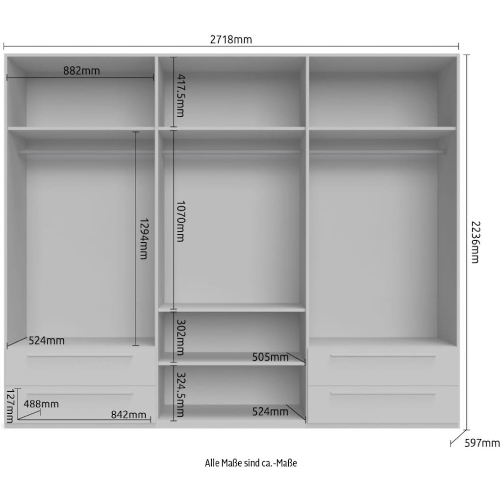 Places of Style Kleiderschrank »Piano«