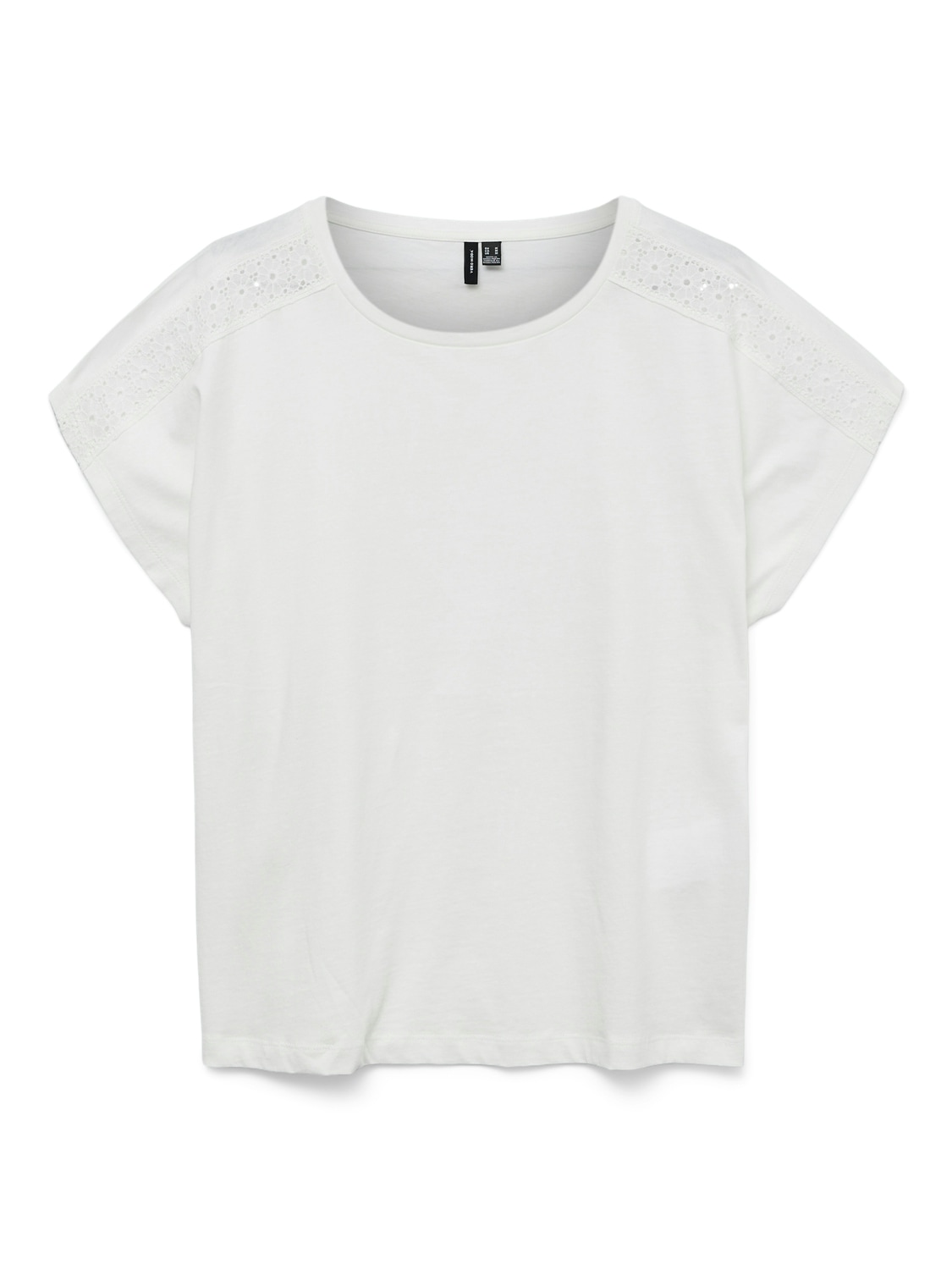 Vero Moda Kurzarmshirt »VMEMMY SS LACE TAPE TOP JRS GA NOOS«