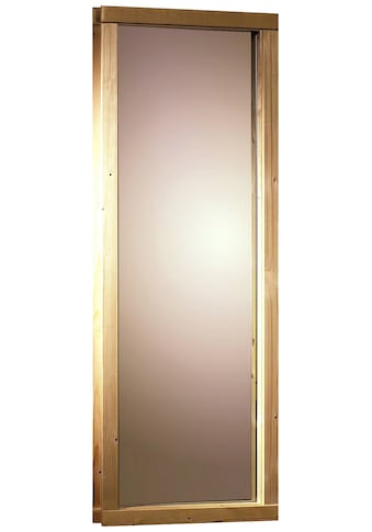 Karibu Saunafenster, 68 mm, BxH: 49x107,5 cm, bronziert, naturbelassen kaufen