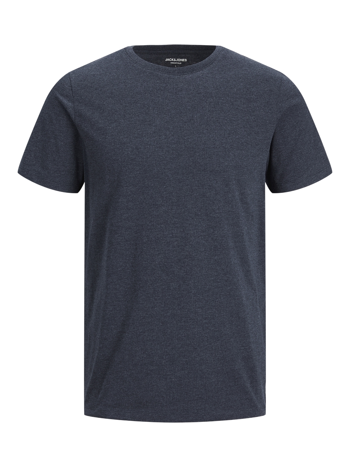 Jack & Jones Rundhalsshirt »JJEORGANIC MELANGE TEE SS O-NECK NOOS«, in Melange Optik