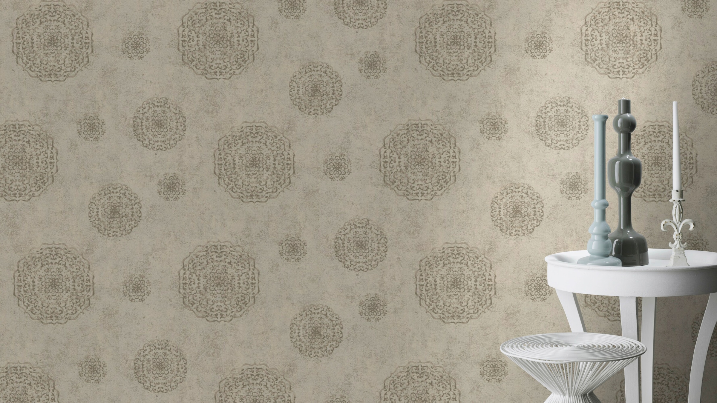 Rasch Vliestapete »#ROCKNROLLE« gemustert | ornamental aufgeschäumt