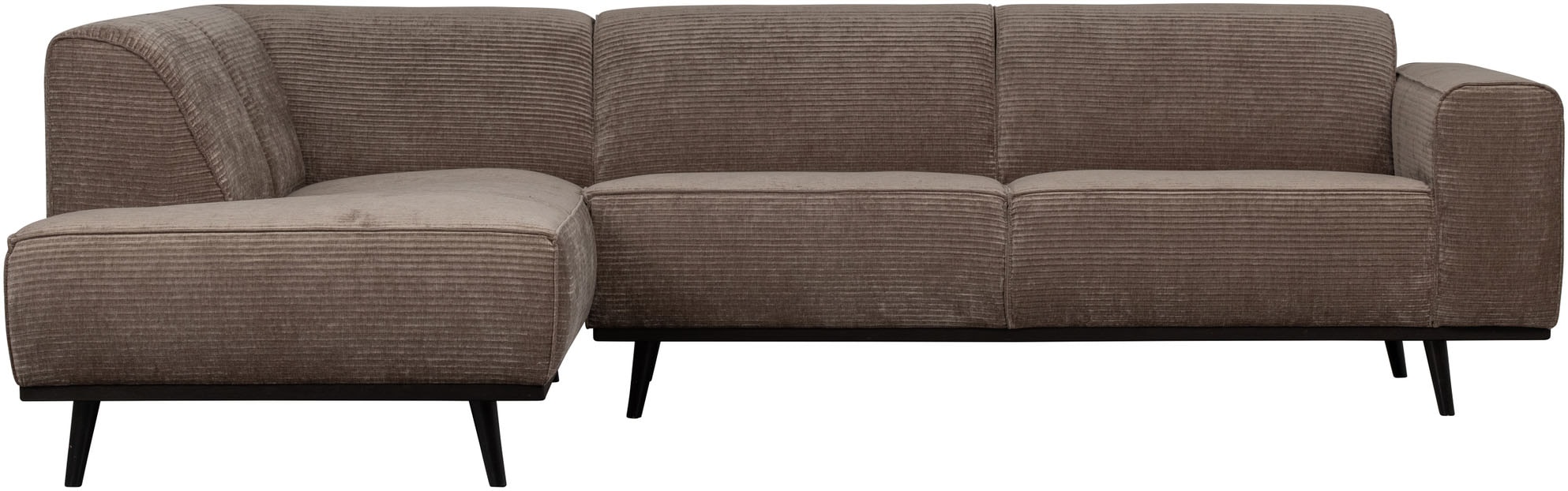 WOOOD Ecksofa "Statement", frei im Raum stellbar, H 77 cm x B 274 cm günstig online kaufen