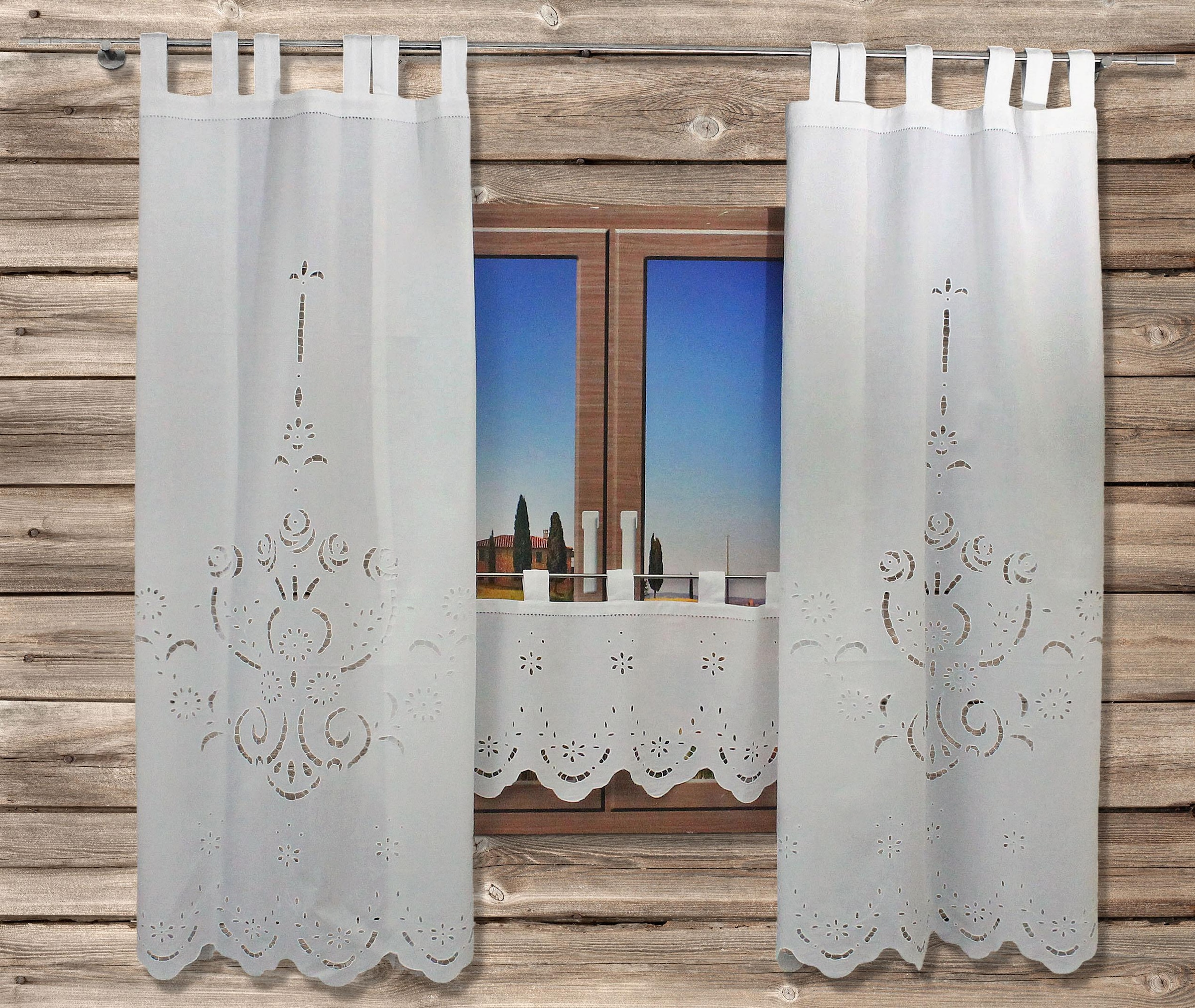 HOSSNER - ART OF HOME DECO Vorhang »Ortler« Schlaufen 1 Stk. tlg. günstig online kaufen