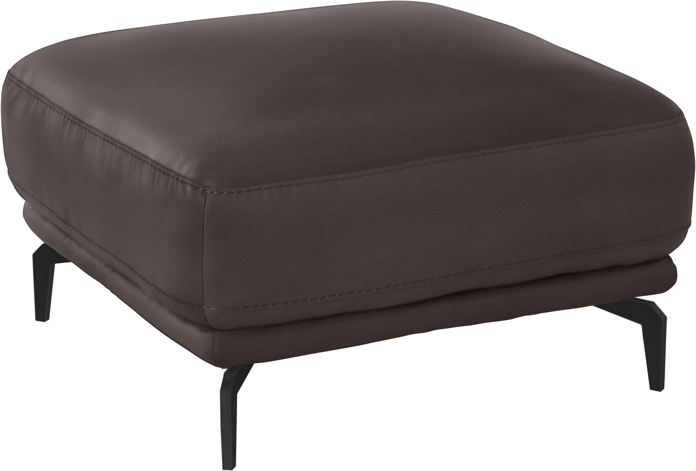 W.SCHILLIG Hocker »montanaa«, mit Metallfüßen in Schwarz pulverbeschichtet, Breite 71 cm