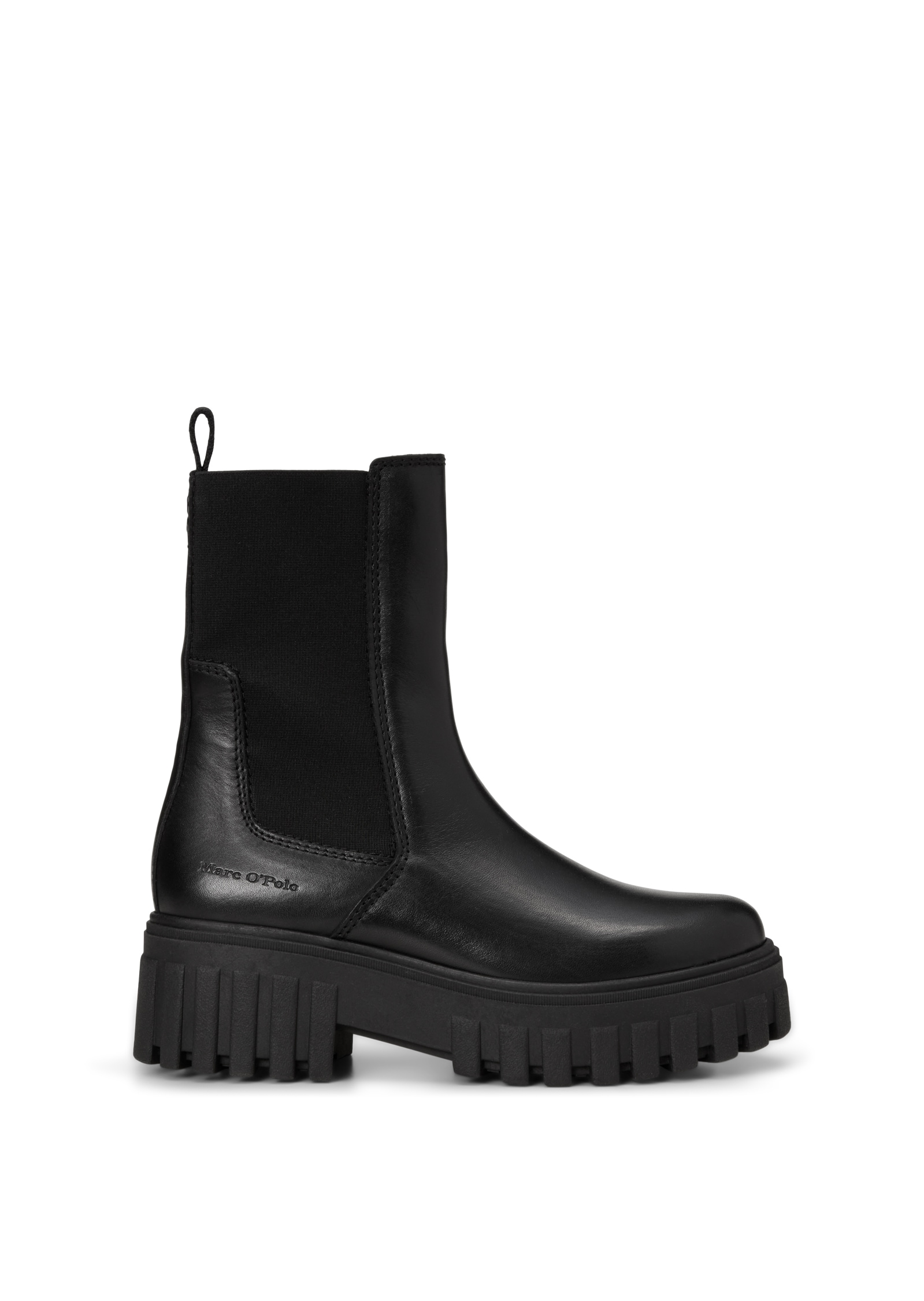 Marc O'Polo Chelseaboots »Model Vala 5«  Plateaustiefelette, Schlupfboots mit Anziehlasche