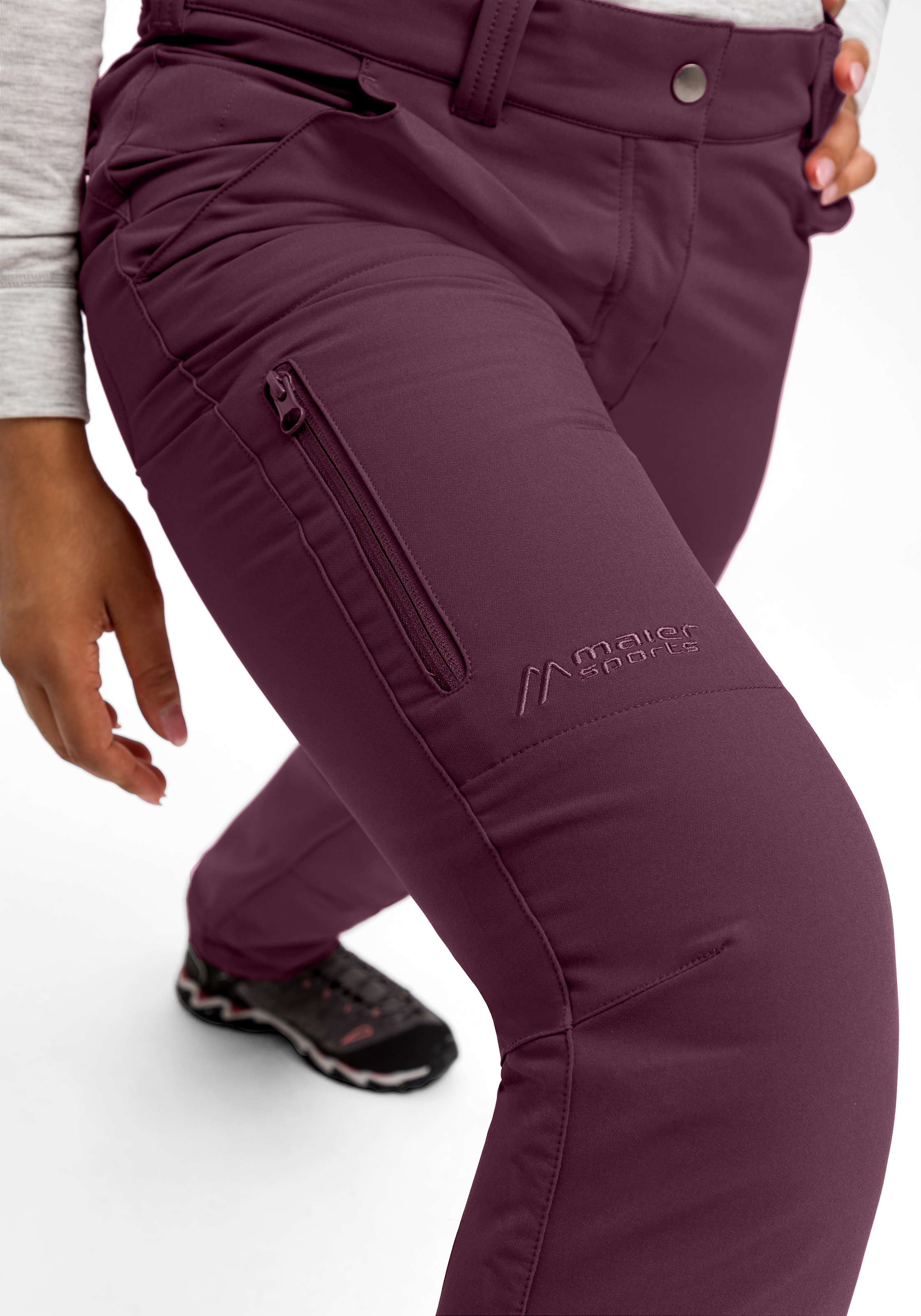 Maier Sports Funktionshose »Helga«, warme Damen Outdoorhose, robuste Wanderhose, Regular Fit