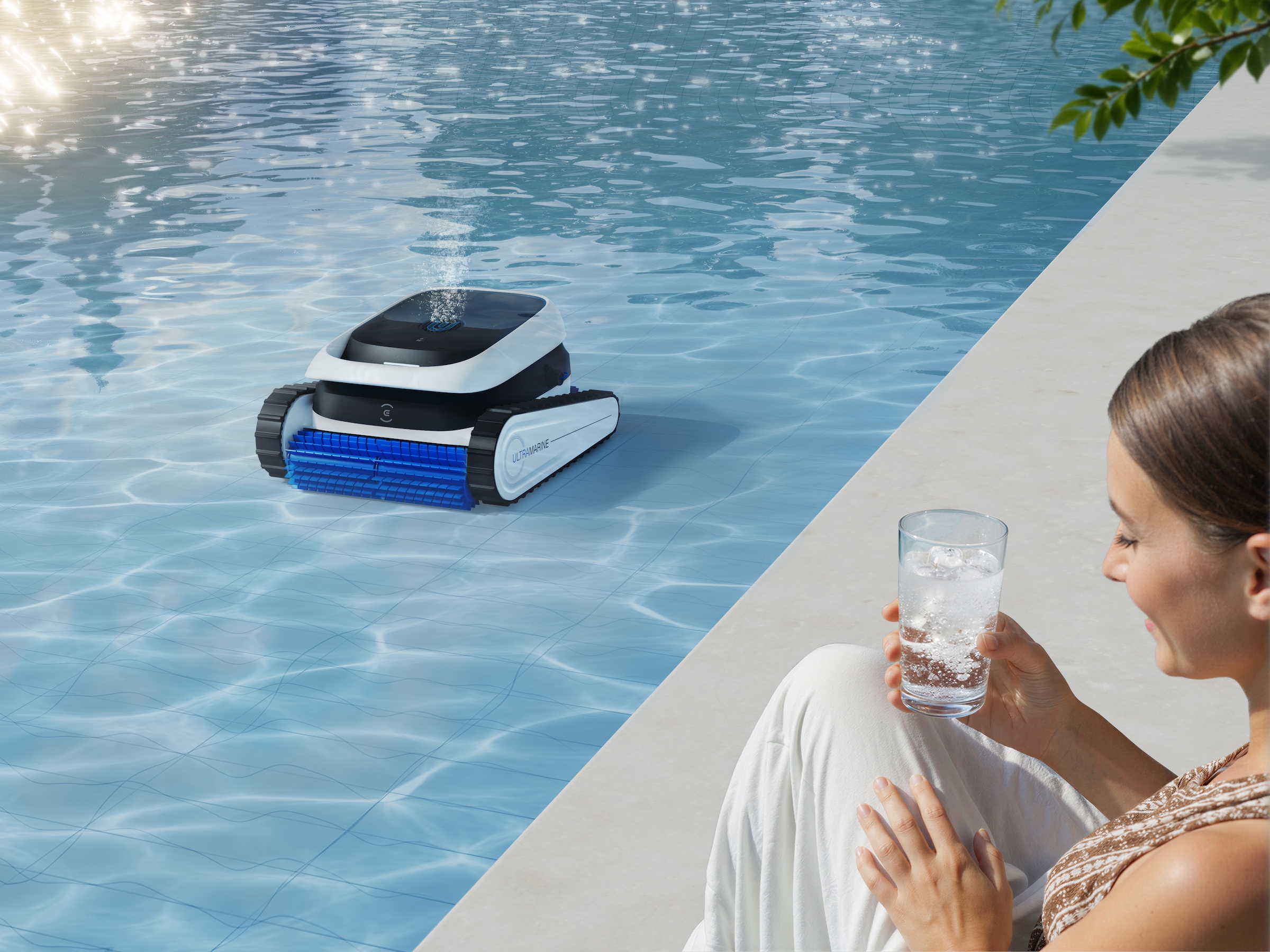 ECOVACS Poolbodensauger »ULTRAMARINE P1« Vollautomatisch & kabellos, mit SmartNavi-Navigation
