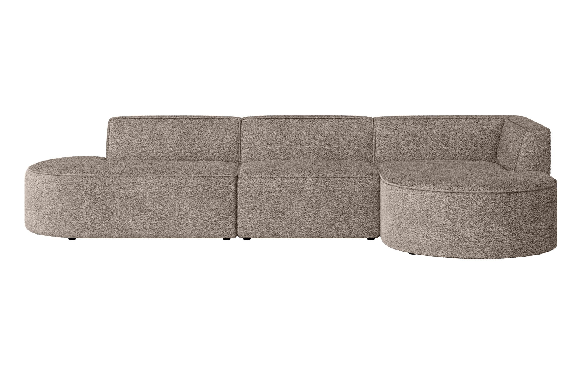 andas Ecksofa "Ecksofa EIVIND mit Ottomane rechts/links, Maße: B/H/T 343/15 günstig online kaufen