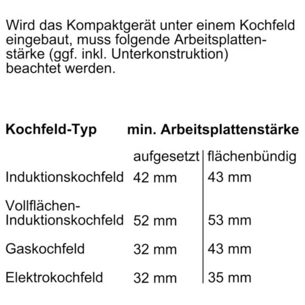 SIEMENS Backofen mit Mikrowelle »CM636GNS1«, CM636GNS1