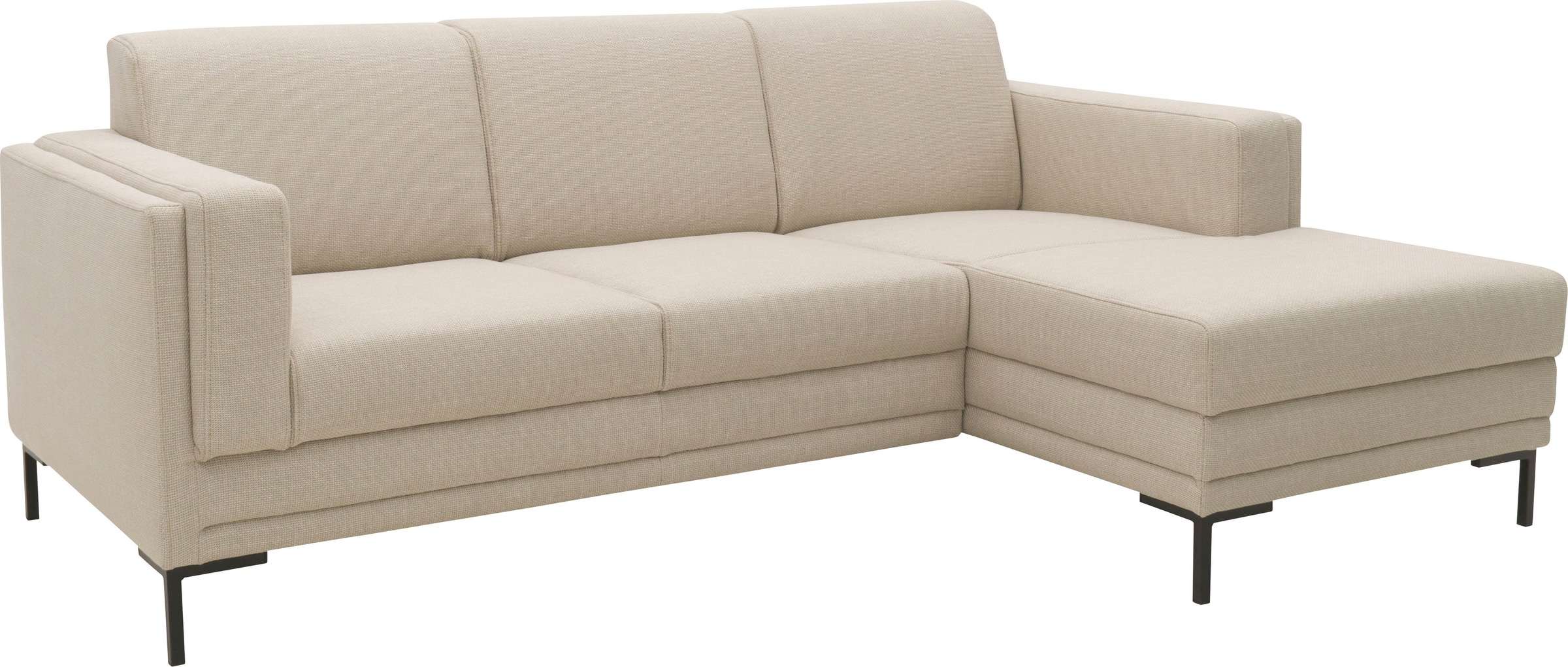 LOOKS by Wolfgang Joop Ecksofa »LOOKS VII L-Form«, klare Linien, edles Desi günstig online kaufen