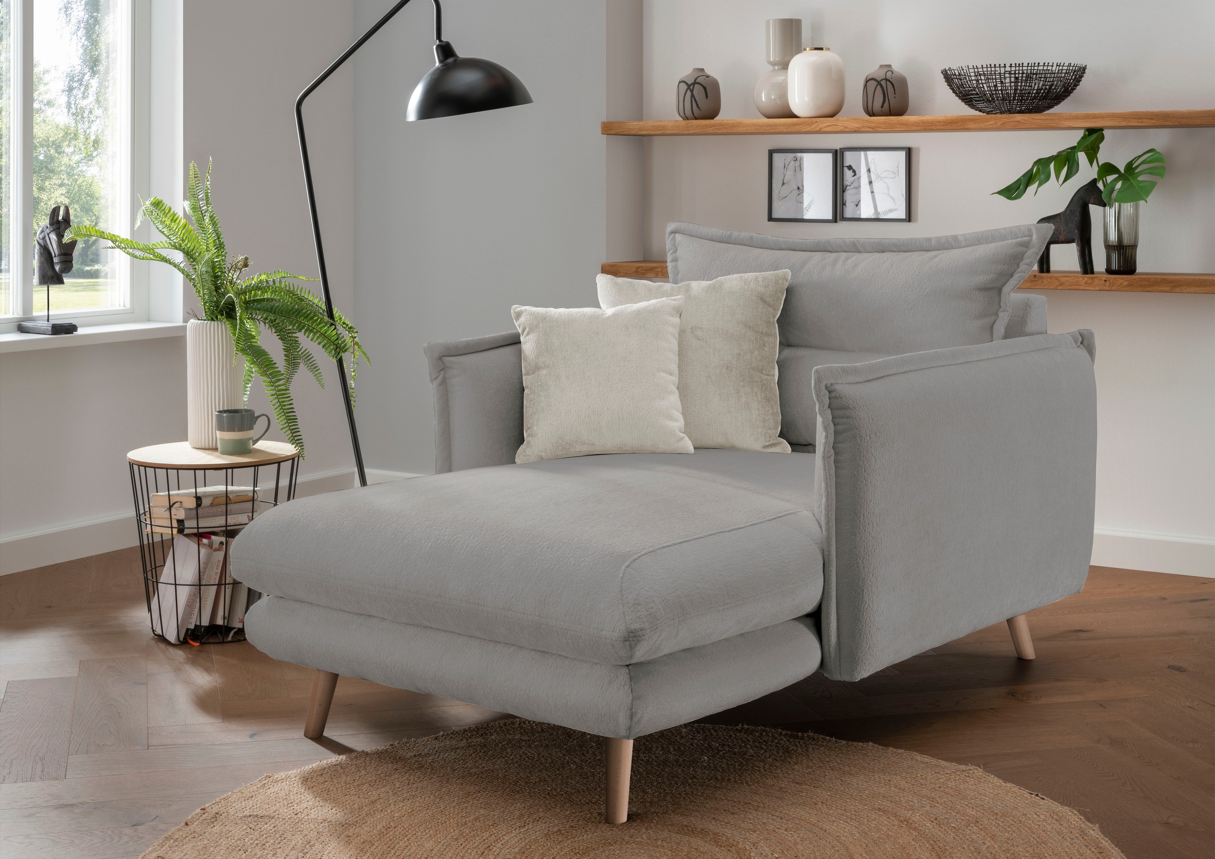 Home affaire Loveseat »Lazio« moderner Sessel mit einer bequemen Polsterung günstig online kaufen