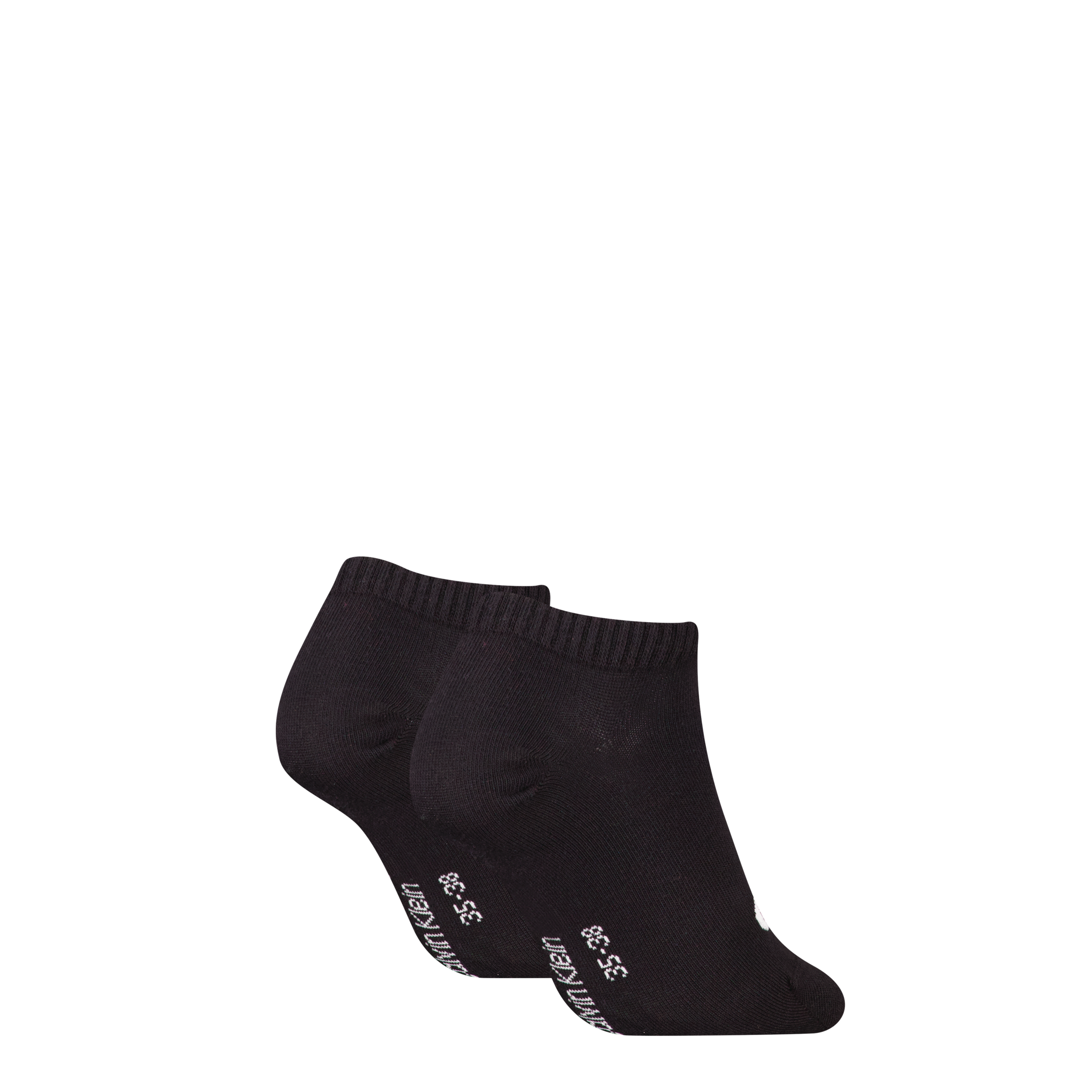 Calvin Klein Jeans Sneakersocken »CKJ WOMEN SNEAKER 2P MONOGRAM«, (2 Paar), Rippenbündchen, Logostickerei vorn