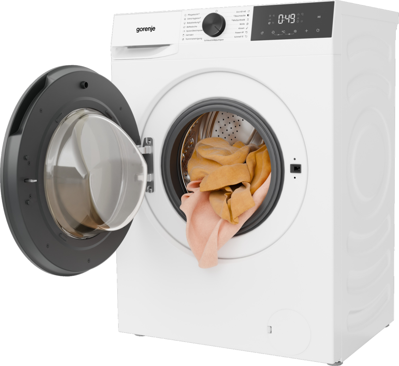 GORENJE Waschmaschine G200 »W53G2P84A3P2« 8 kg 1400 U/min 30% besser als Energieklasse A, Inverter PowerDrive Motor
