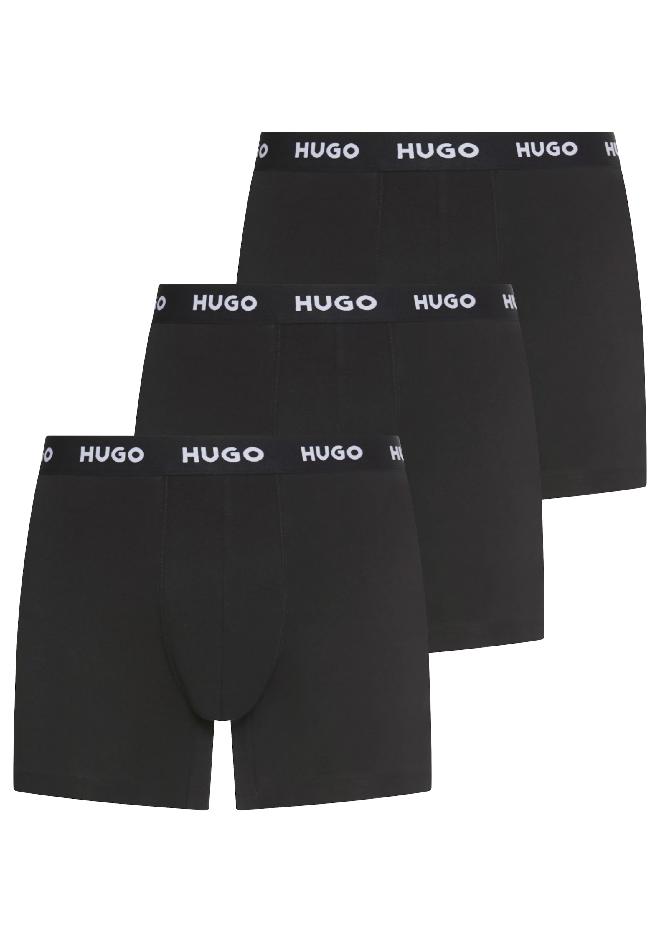 HUGO Underwear Boxer »BOXERBR TRIPLE«, (Packung, 3 St., 3er), mit elastischem Bund