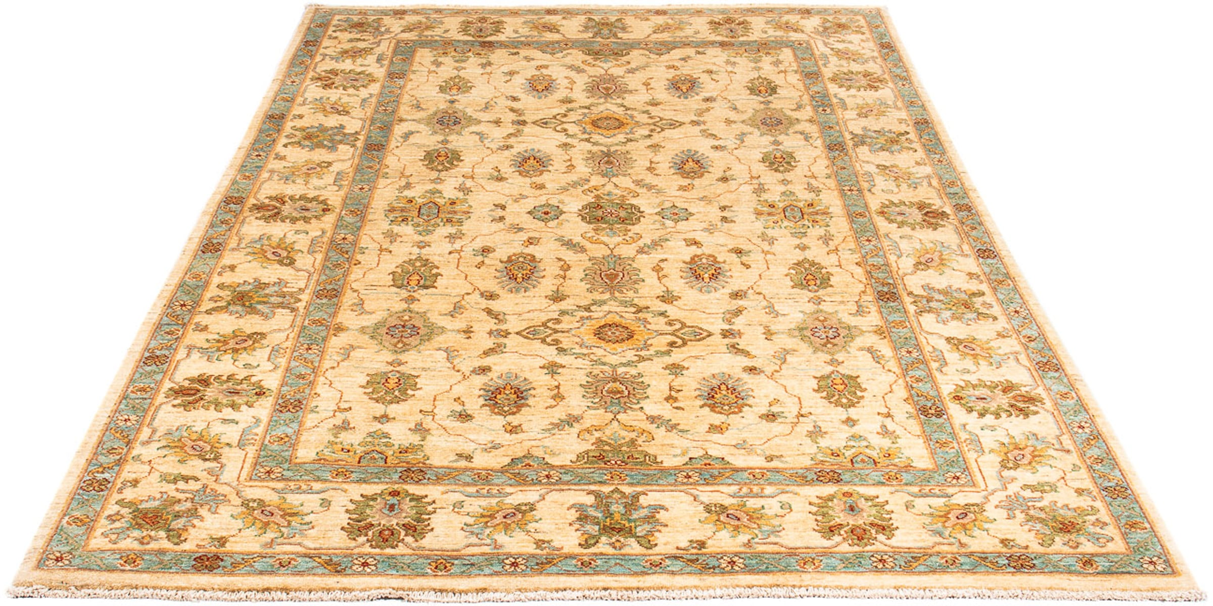 morgenland Orientteppich »Ziegler - 210 x 150 cm - beige«, rechteckig, Wohn günstig online kaufen