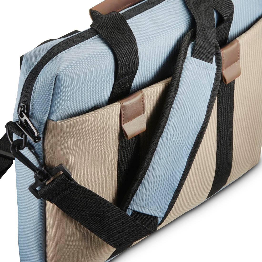 Hama Laptoptasche »Nachhaltige Notebooktasche für 34-36 cm (13,3 -14,1 Zoll), Trolleyband«, Recyceltes Polyester, Laptopfach, Vordertasche Organizerstruktur