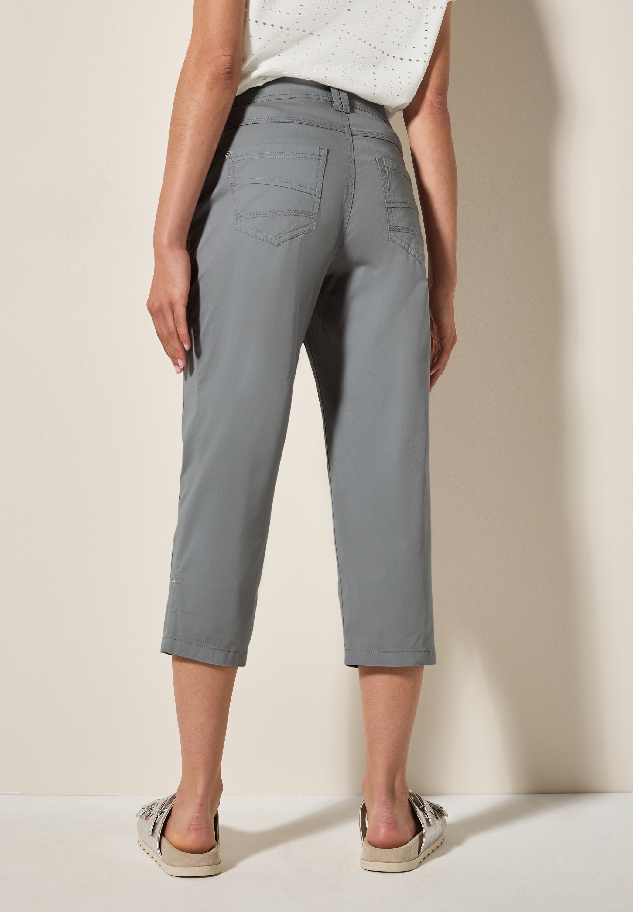 Cecil Caprihose »Style New York«, mit Knopfdetails am Bund
