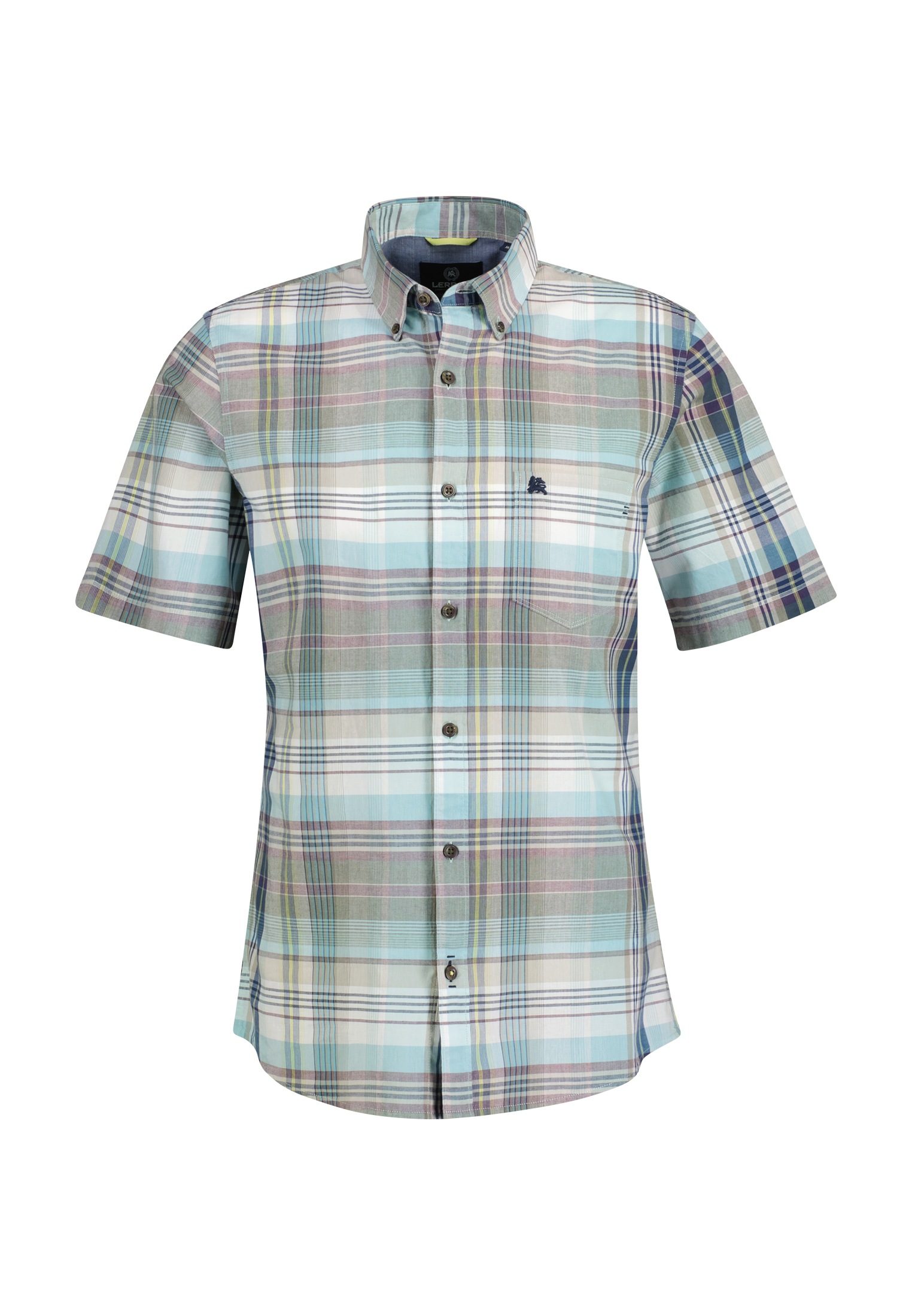 LERROS Kurzarmhemd »Halbarmhemd, kariert«