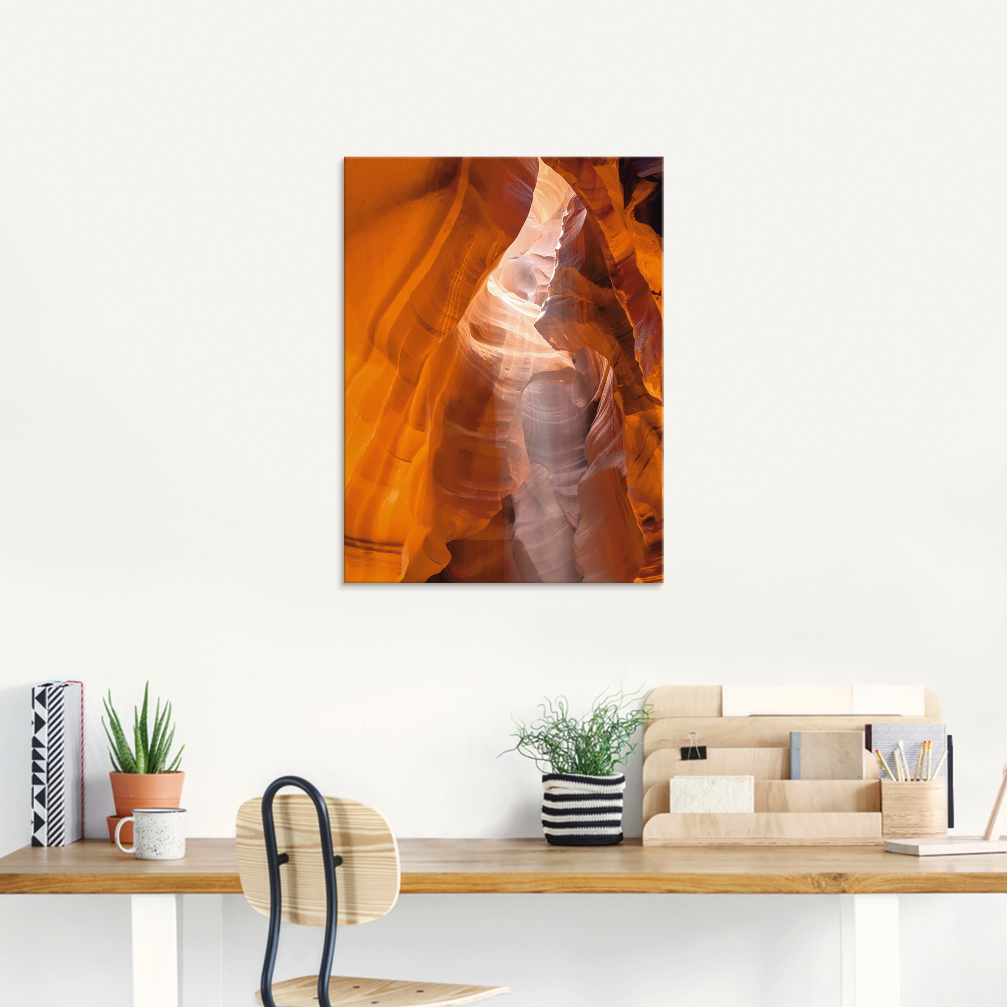 Artland Glasbild »Antelope Canyon«, Amerika, (1 St.), in verschiedenen Größen