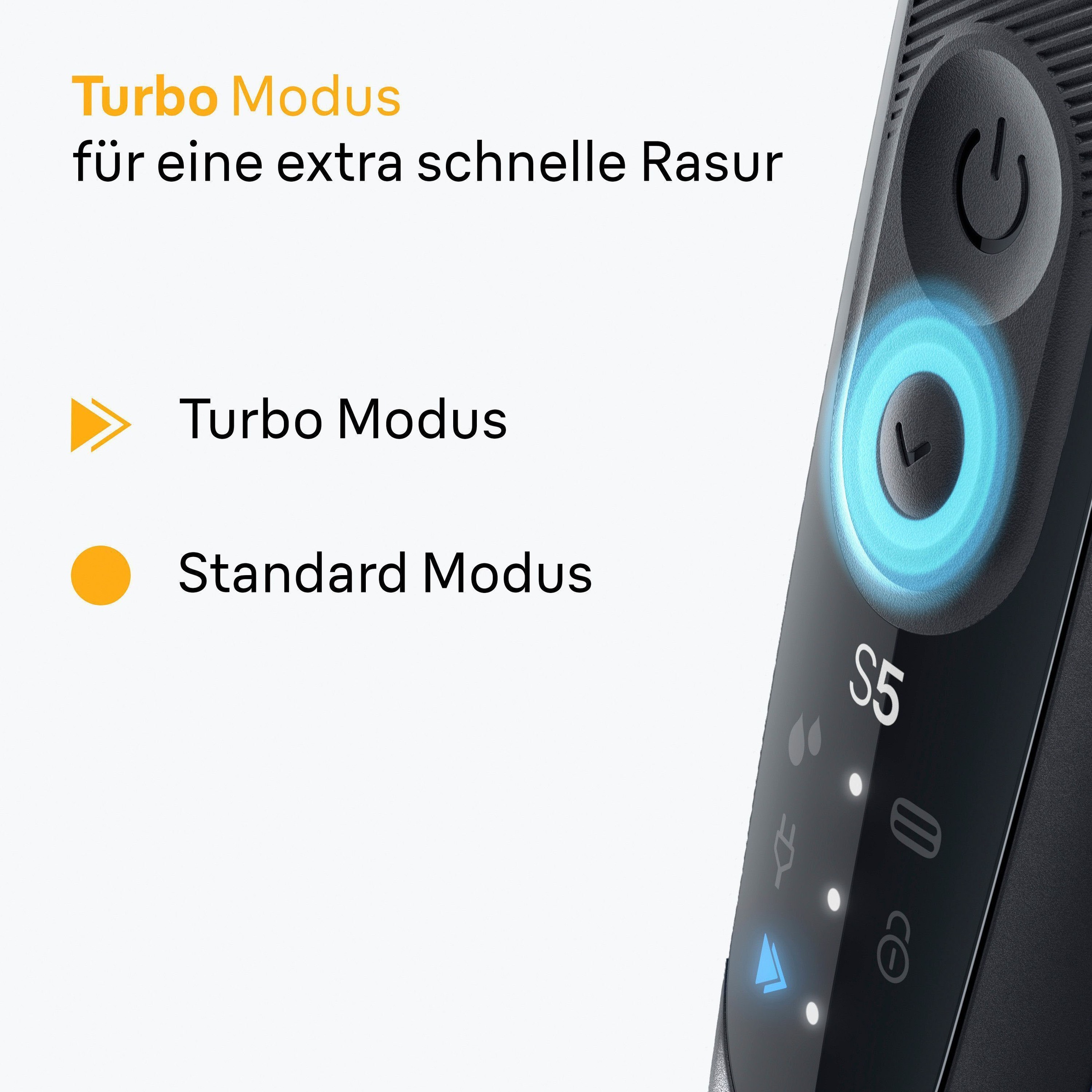 Braun Elektrorasierer »Series 5 52-N7200cc« Reinigungsstation Wasserdichter Folienrasierer, mit Präzisionstrimmer
