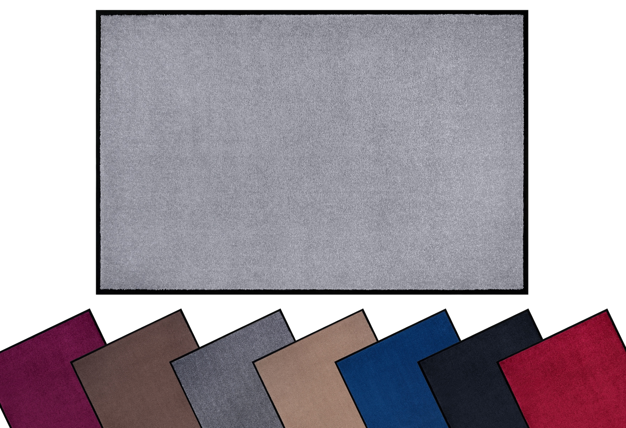 my home Fußmatte »Triton«, rechteckig, 7 mm Höhe, Schmutzfangmatte, Türmatt günstig online kaufen