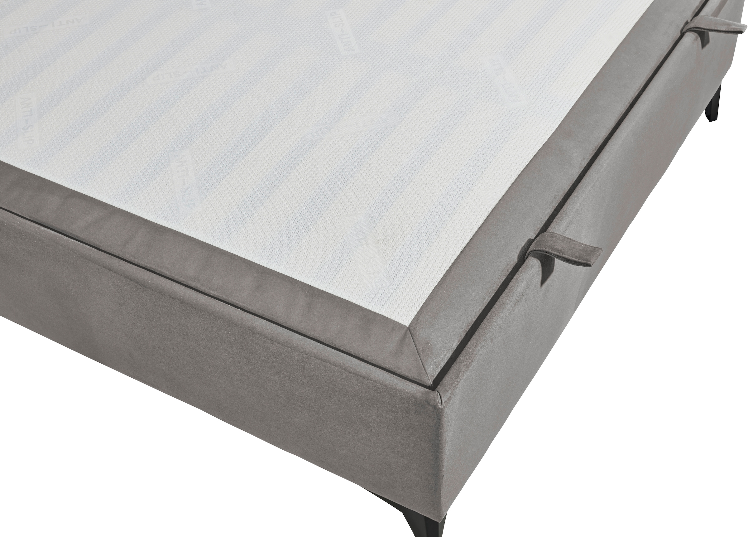 ED EXCITING DESIGN Boxbett »Monroe inkl. Bettkasten, erhältlich in den Breiten 120cm & 140cm« Duo-Matratze - feste Seite mit Kokosmatte