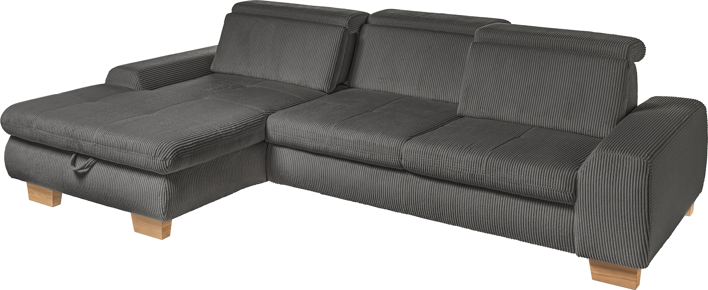 set one by Musterring Ecksofa »SO 3400«, mit Canape und verschiedenen Funktionen, Kaltschaum, B307 x T195 cm